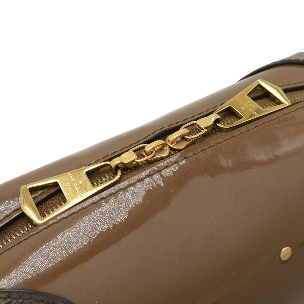 Louis Vuitton Brown Monogram Monogram Idylle Patent Leather Pochette Shoulder Bag (Pre-Owned)