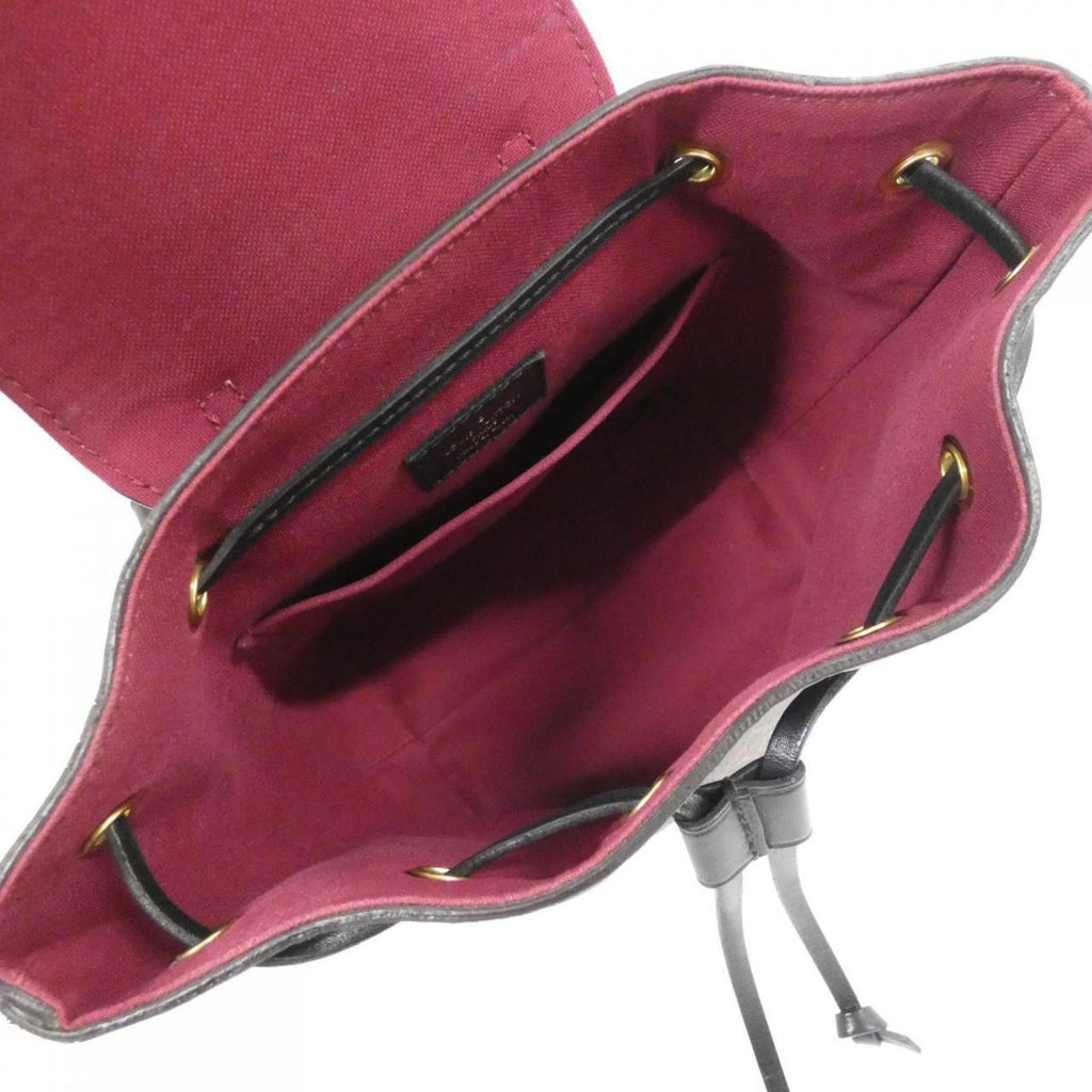 Louis Vuitton Black Marron Coated Canvas Backpack (Pre-Owned)