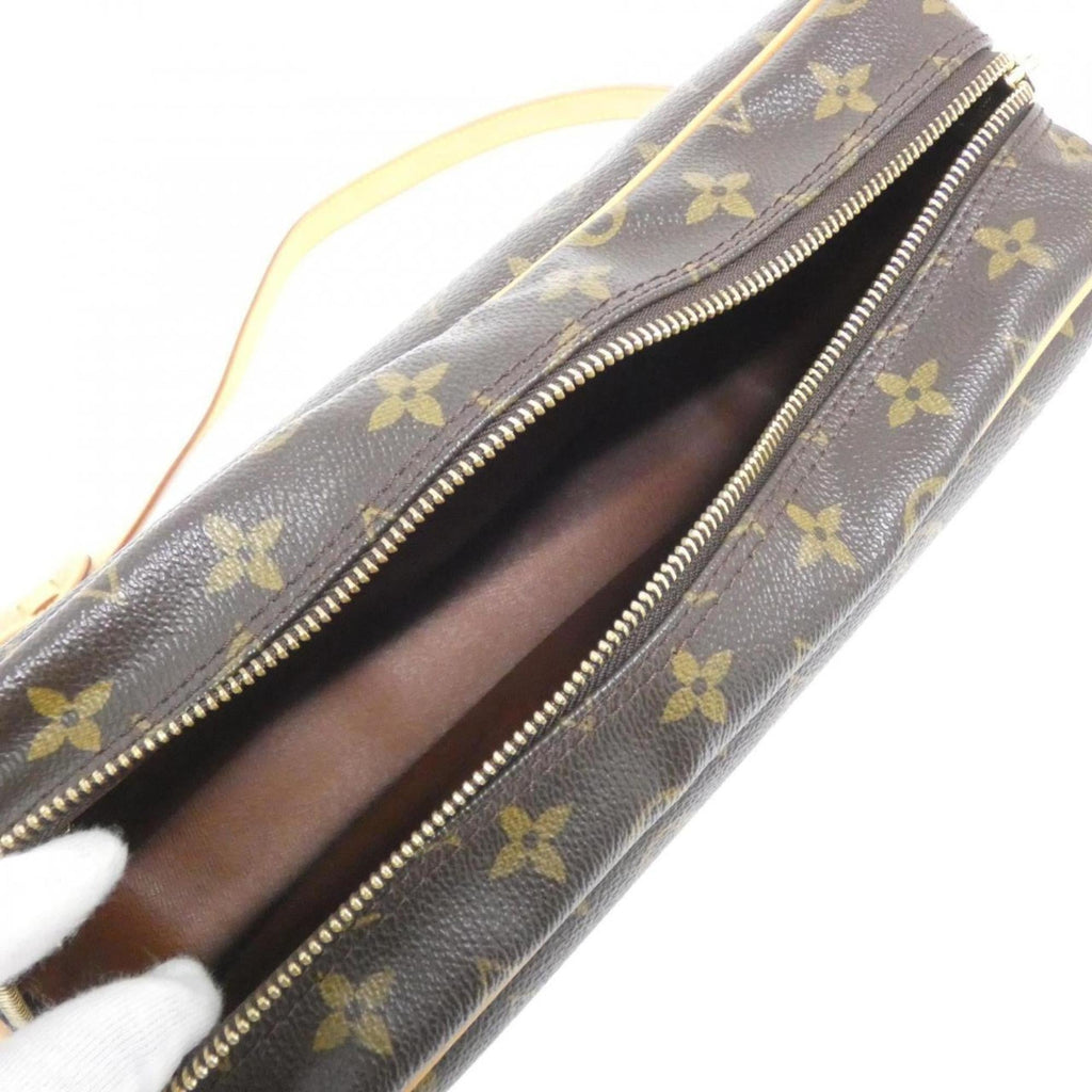 Louis Vuitton Brown Coated Canvas Shoulder Bag (Pre-Owned)