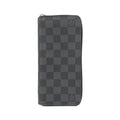 Louis Vuitton Dark Gray Graphite Coated Canvas Long Wallet (Bi-Fold) (Pre-Owned)