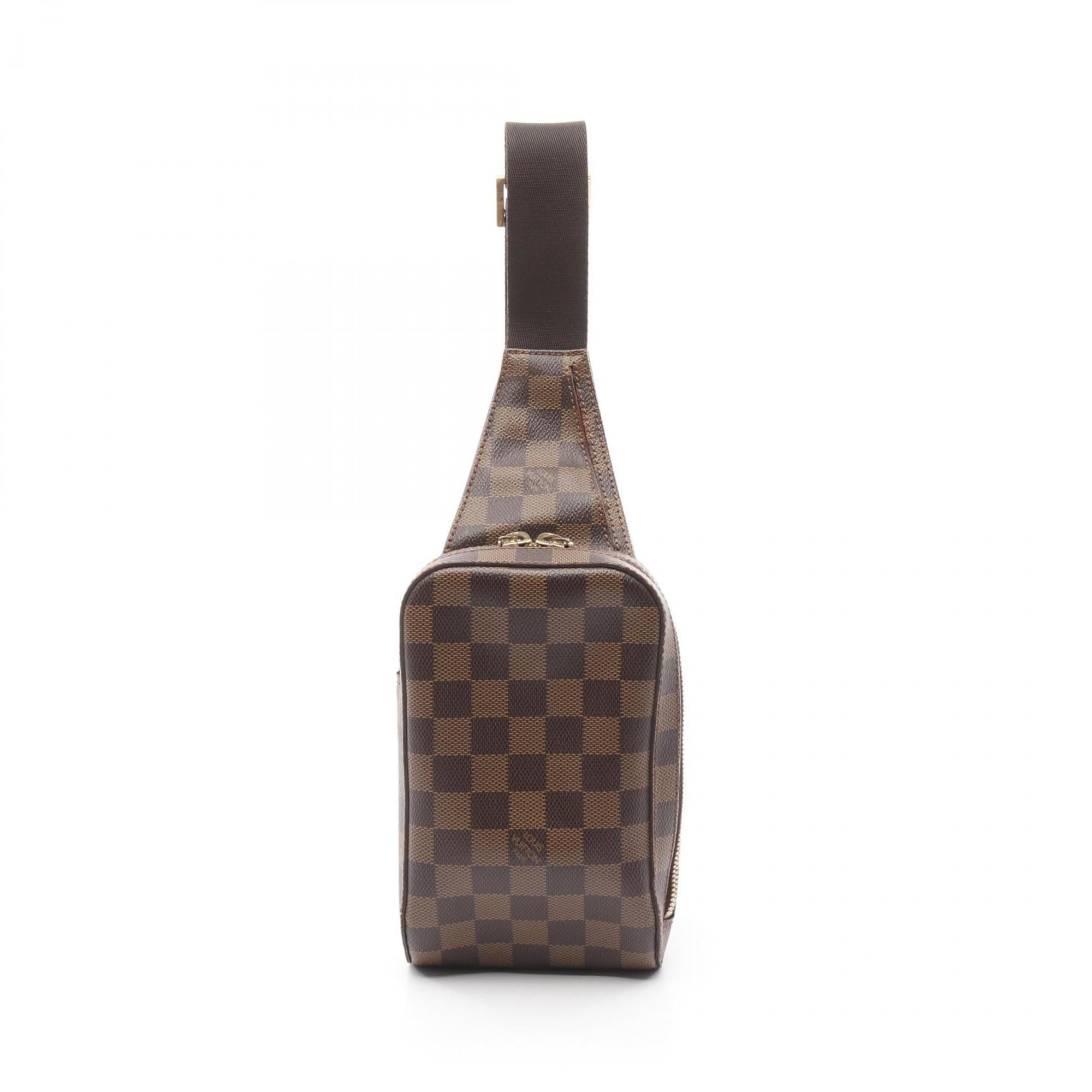 Louis Vuitton Brown Ebene Coated Canvas Pvc Damier Canvas Fanny Pack (Pre-Owned)