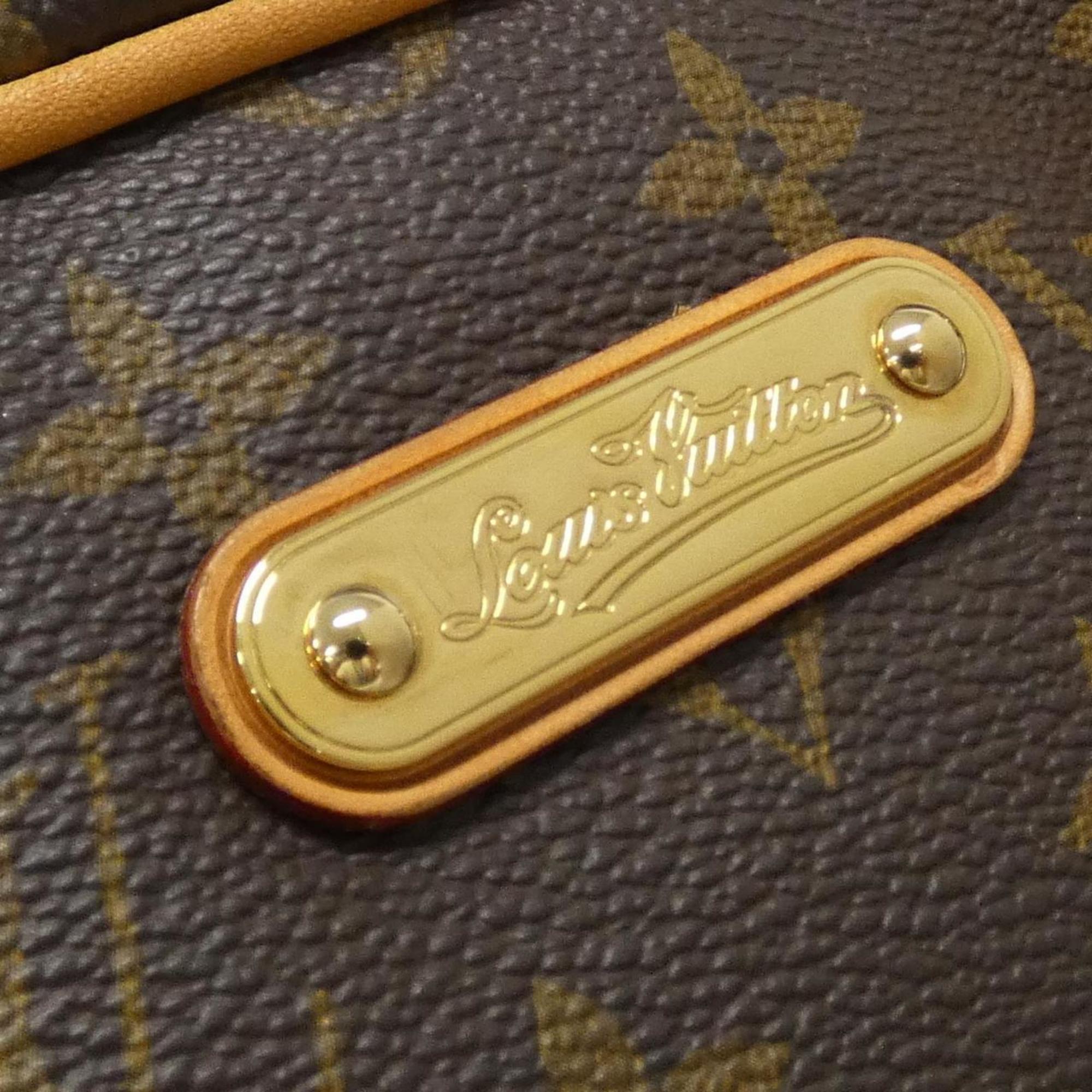 Louis Vuitton Marron Coated Canvas Shoulder Bag (Pre-Owned)