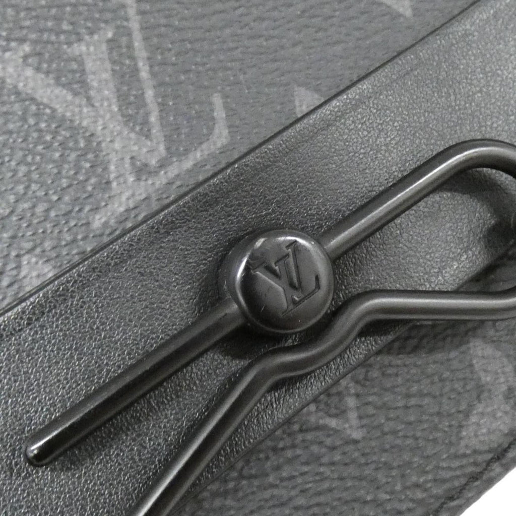 Louis Vuitton Black Coated Canvas Shoulder Bag (Pre-Owned)