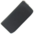 Louis Vuitton Black Noir Taiga Leather Leather Long Wallet (Bi-Fold) (Pre-Owned)