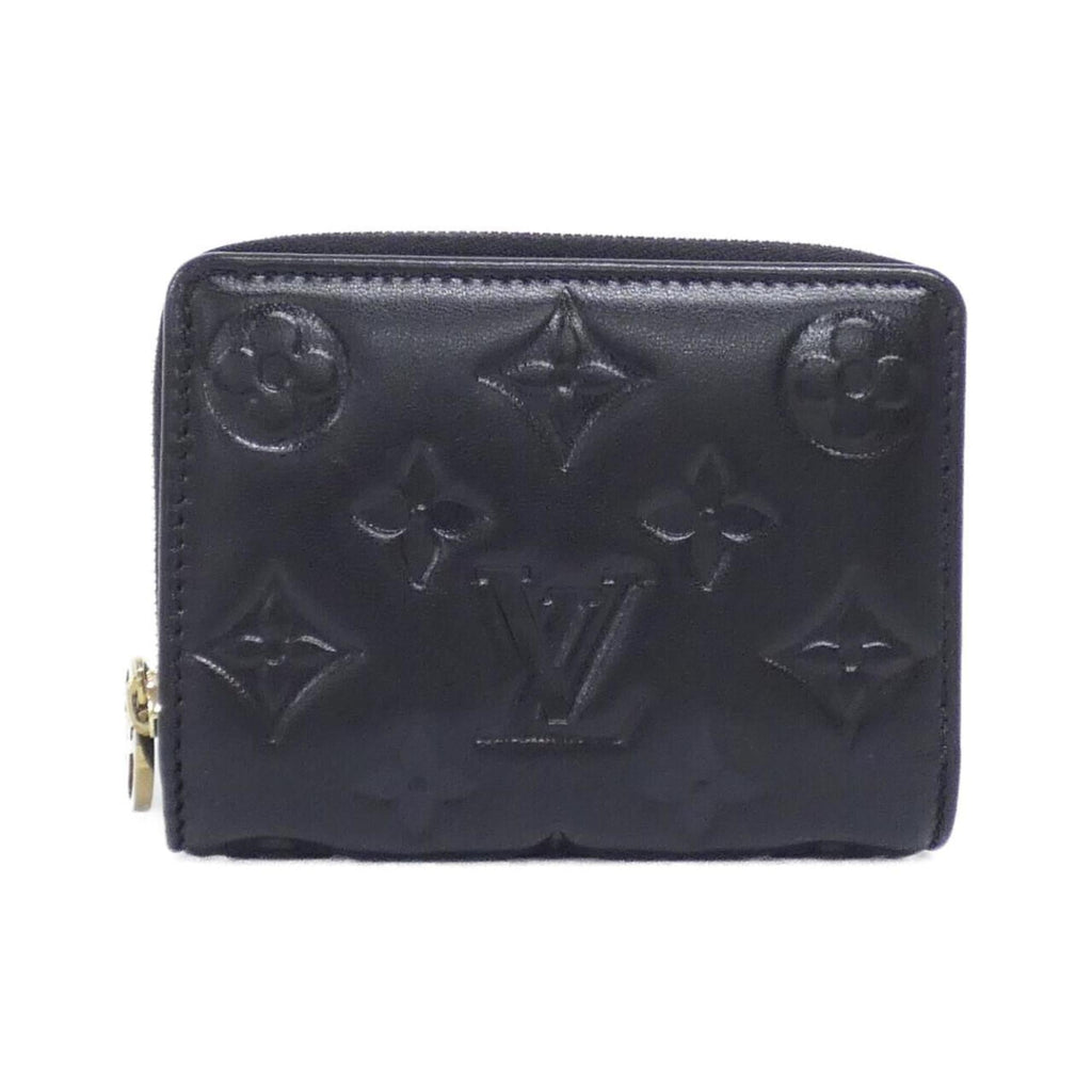 Louis Vuitton Black Leather Coin Purse/Coin Case (Pre-Owned)