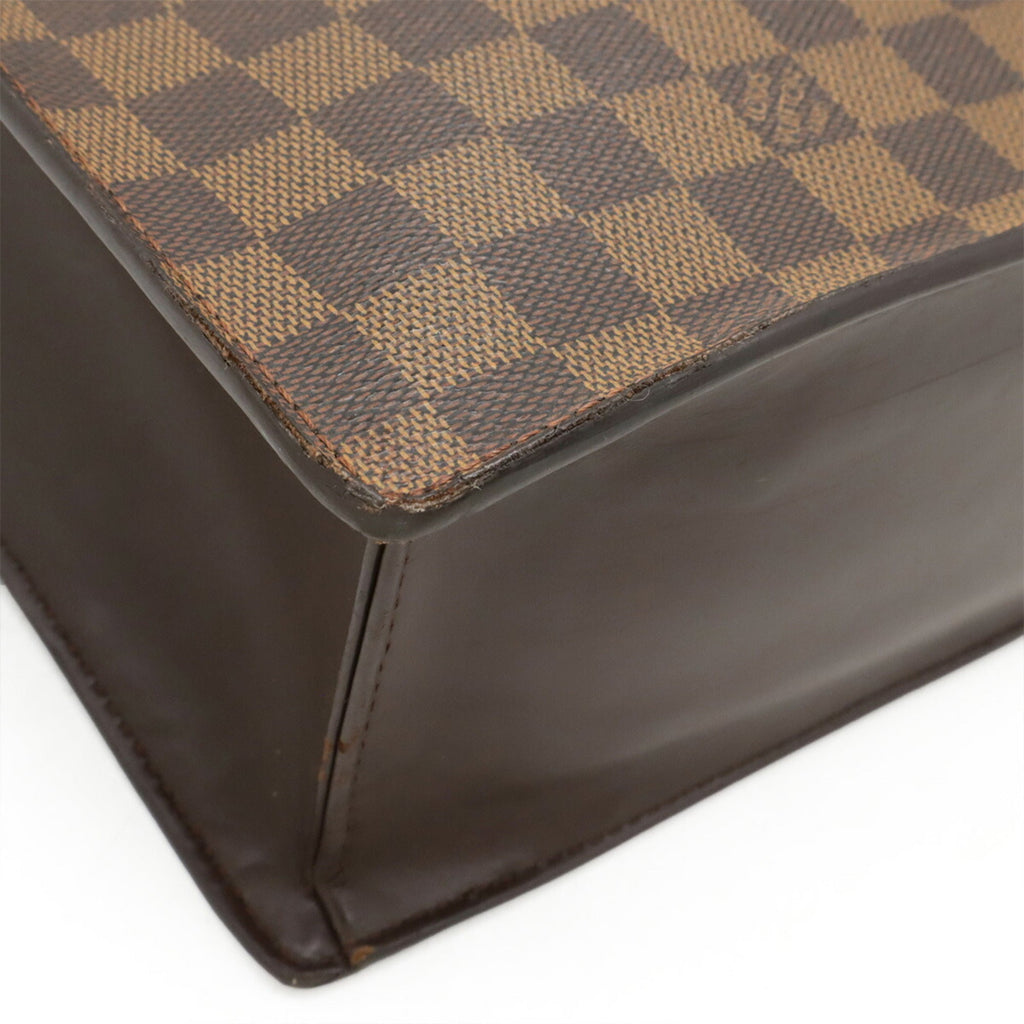 Louis Vuitton Brown Damier Canvas Pvc Handbag Tote Bag (Pre-Owned)