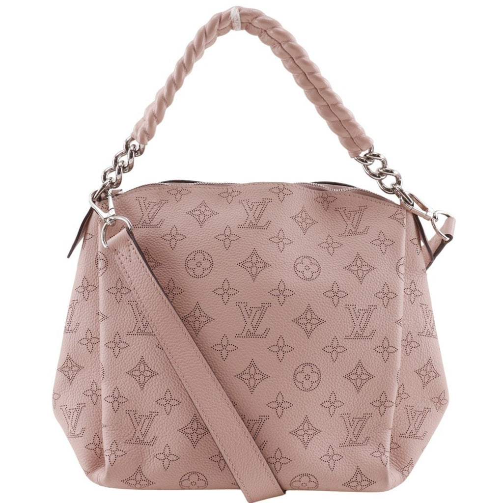 Louis Vuitton Magnolia Pink Mahina Leather Monogram Shoulder Bag (Pre-Owned)