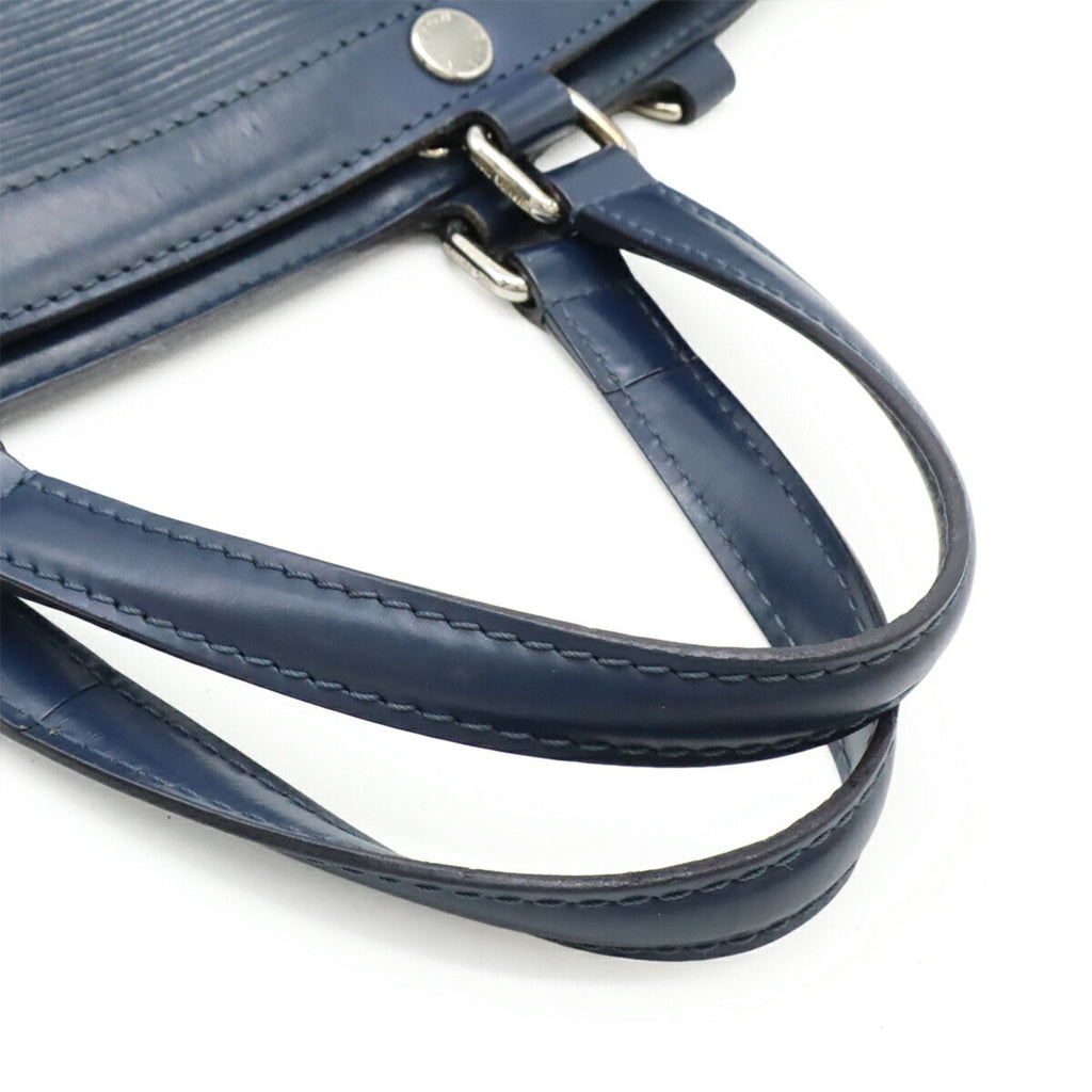 Louis Vuitton Indigo Epi Leather Handbag Shoulder Bag Tote Bag (Pre-Owned)