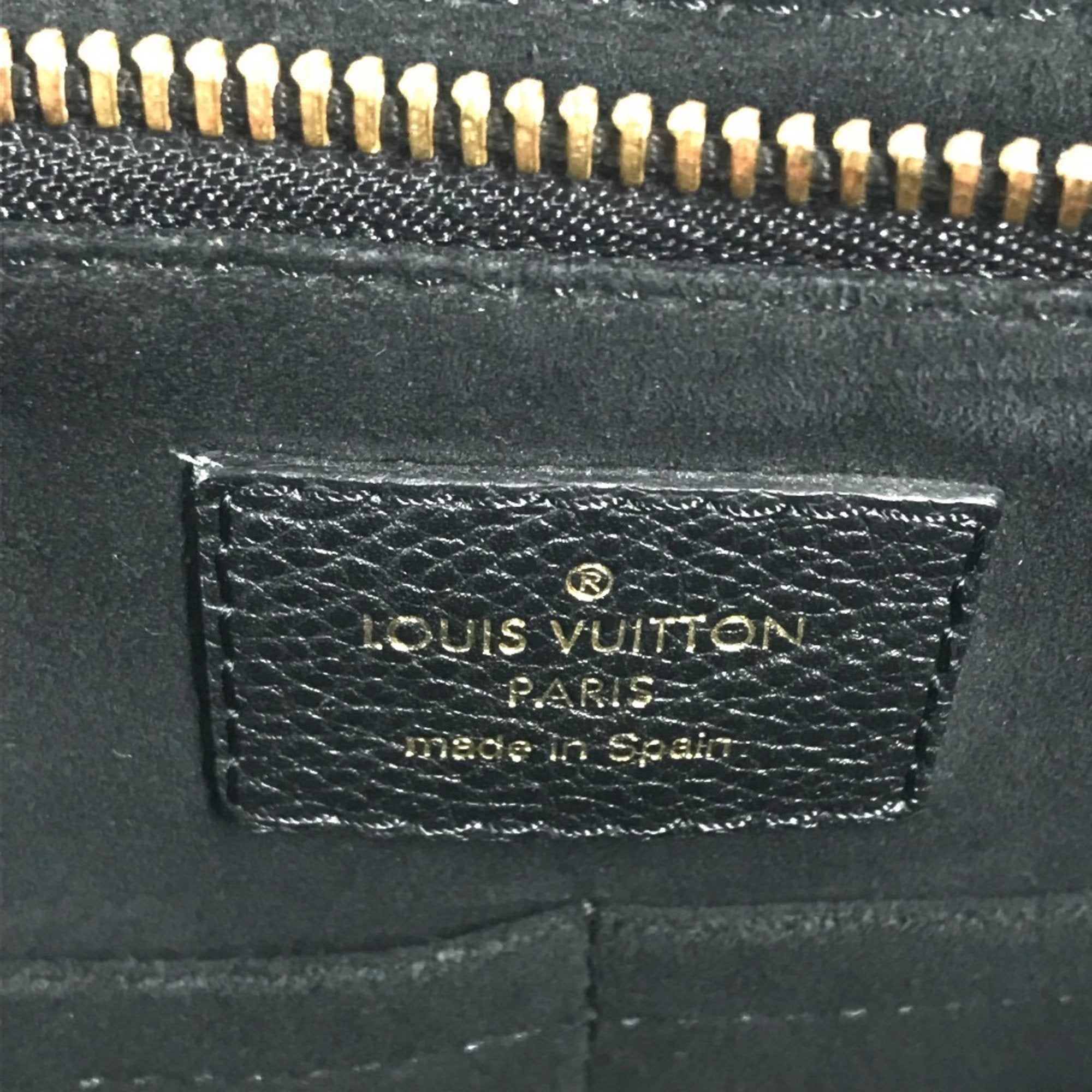 Louis Vuitton Black Noir Monogram Empreinte Shoulder Bag Tote Bag (Pre-Owned)