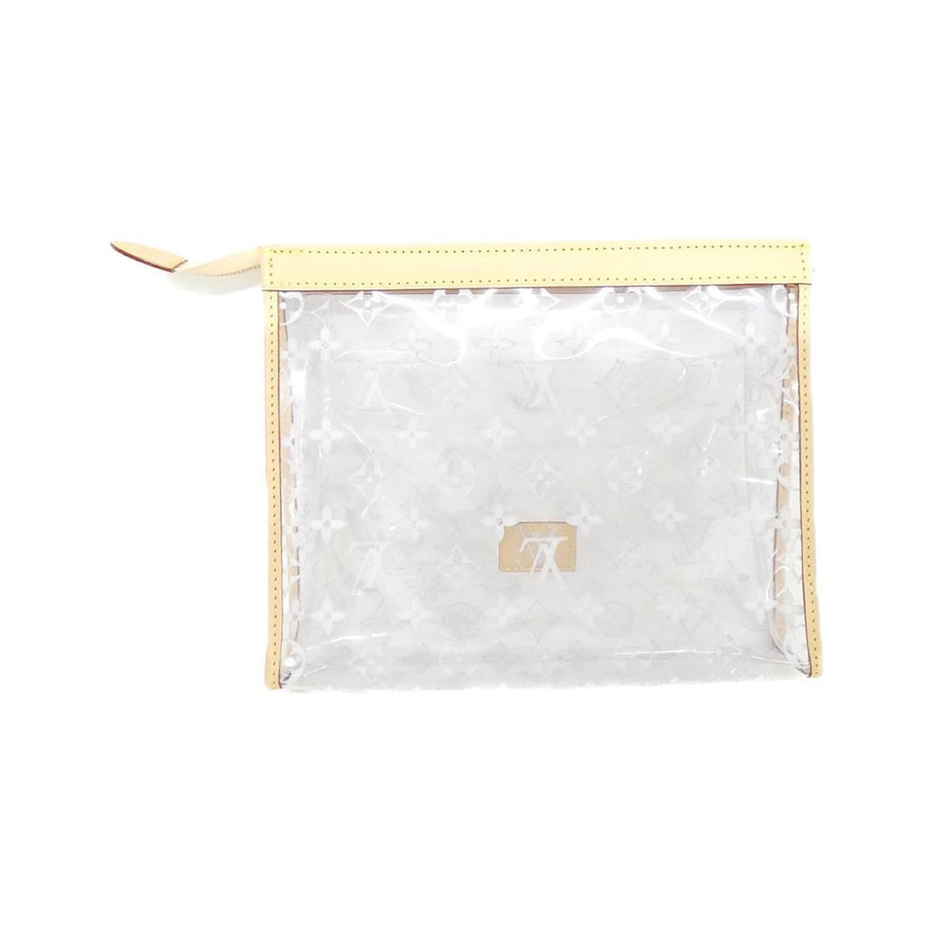 Louis Vuitton Gold Natural Polyester Pouch (Pre-Owned)