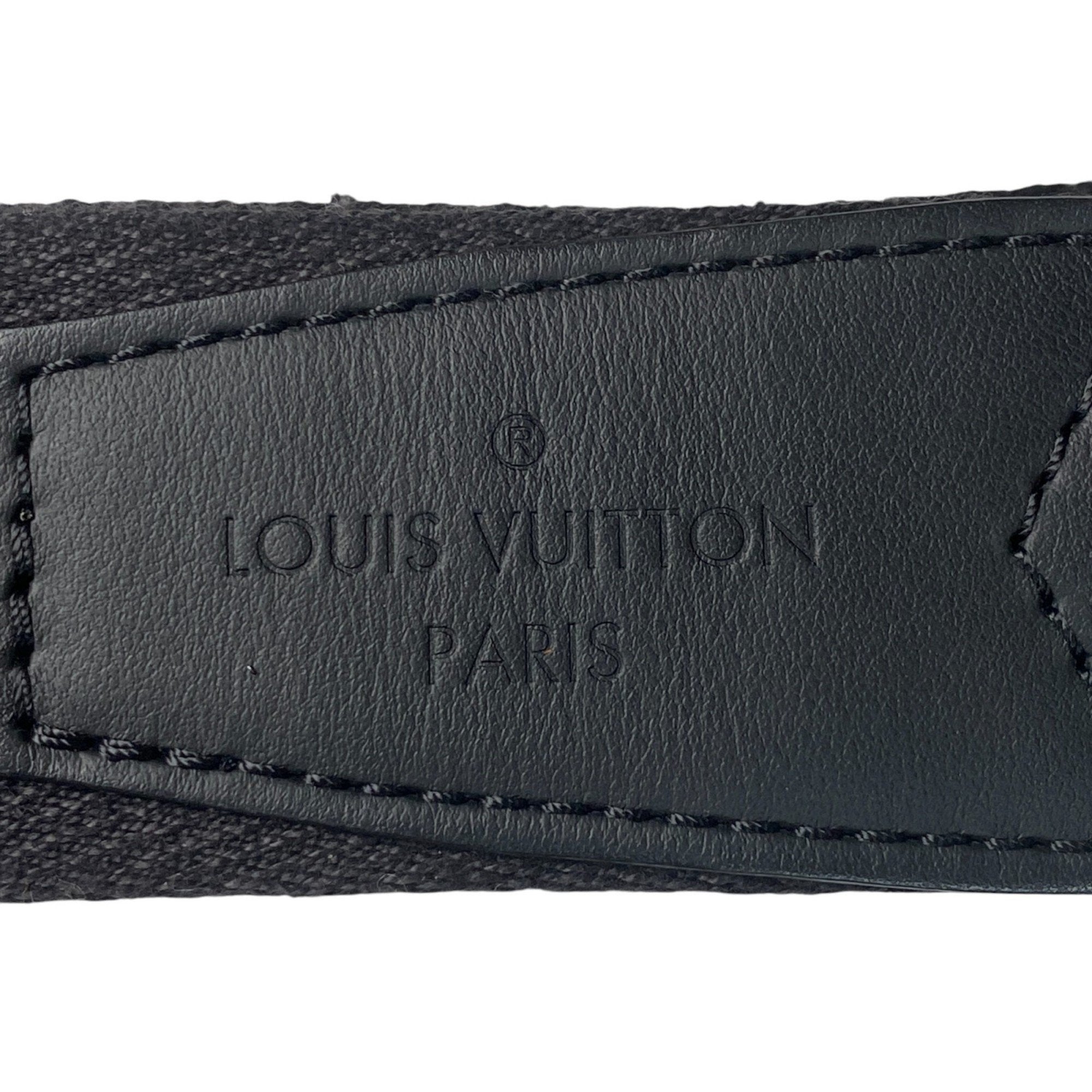 Louis Vuitton Black Leather Sling Bag (Pre-Owned)