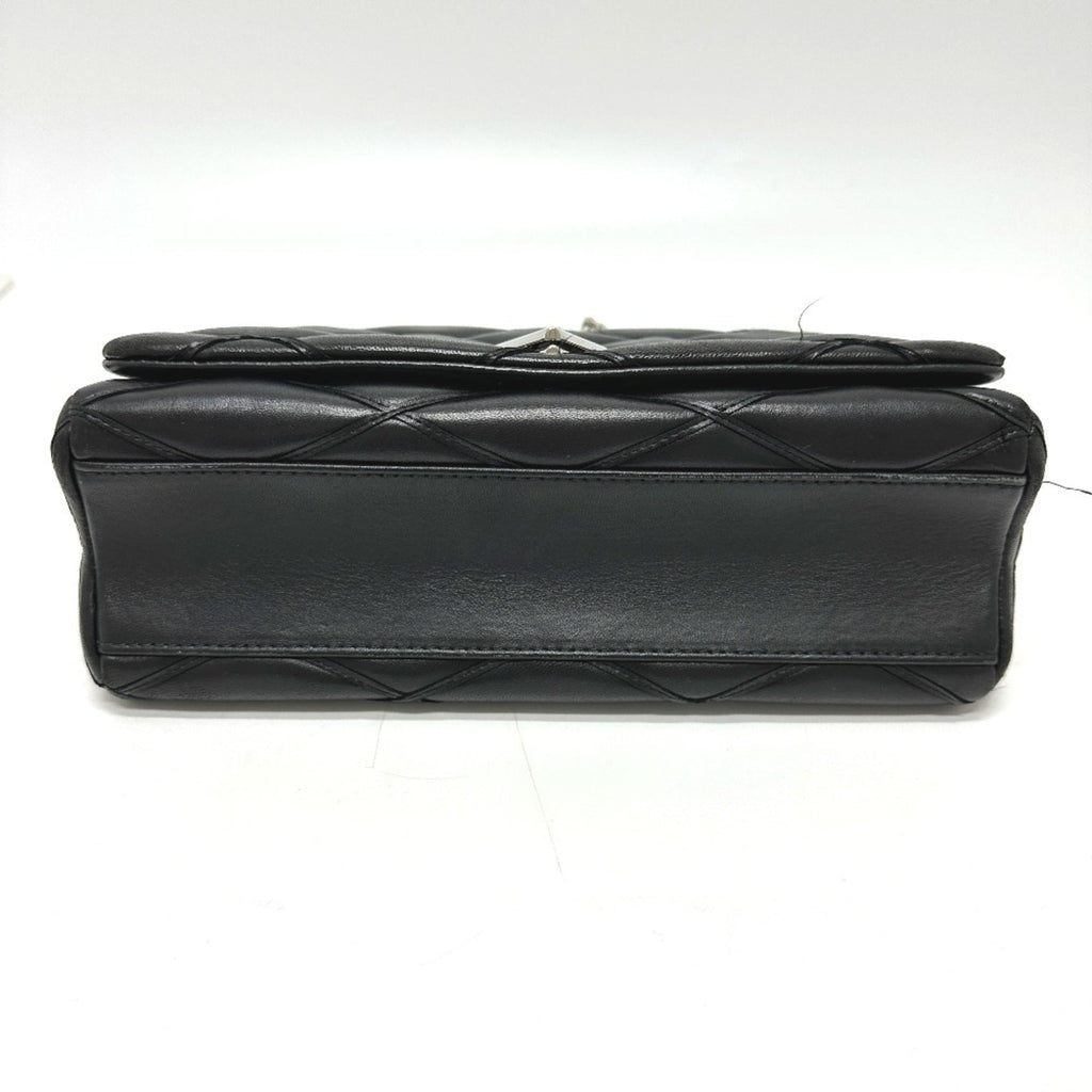 Louis Vuitton Black Noir Leather Handbag Shoulder Bag (Pre-Owned)