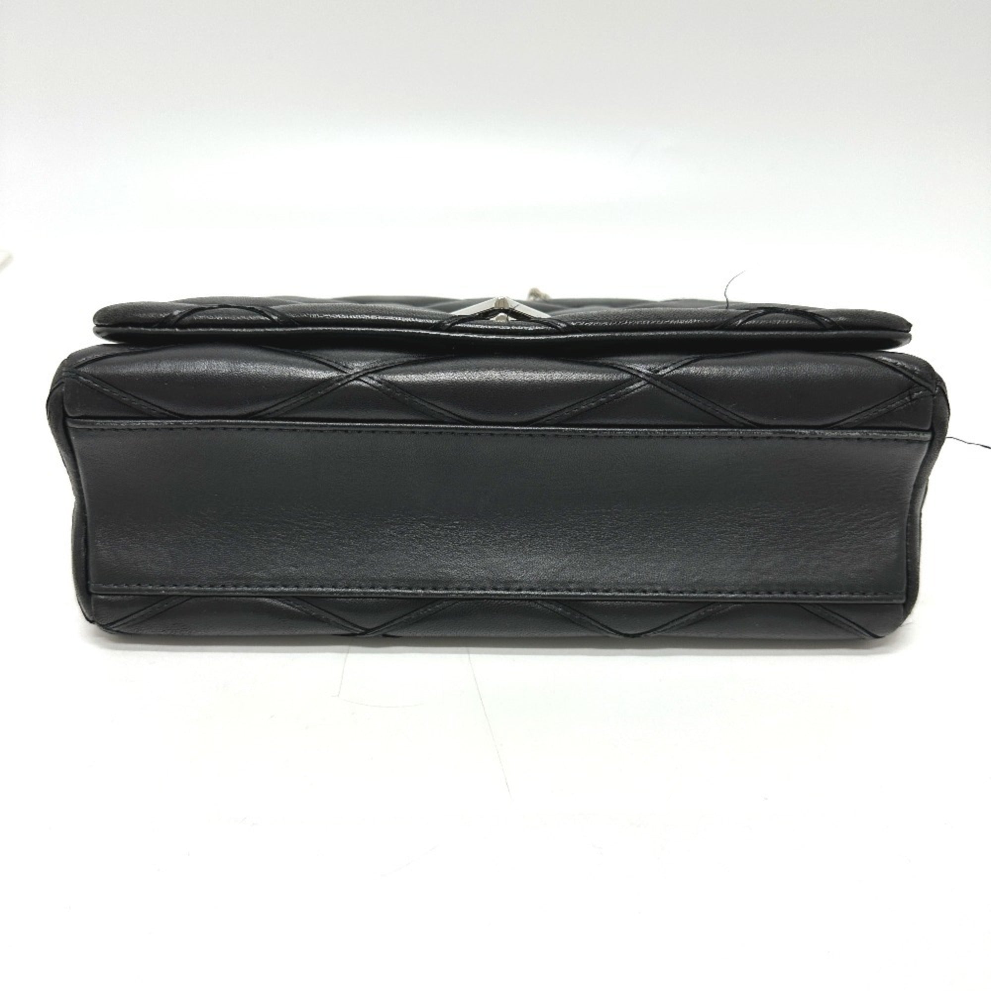 Louis Vuitton Black Noir Leather Handbag Shoulder Bag (Pre-Owned)