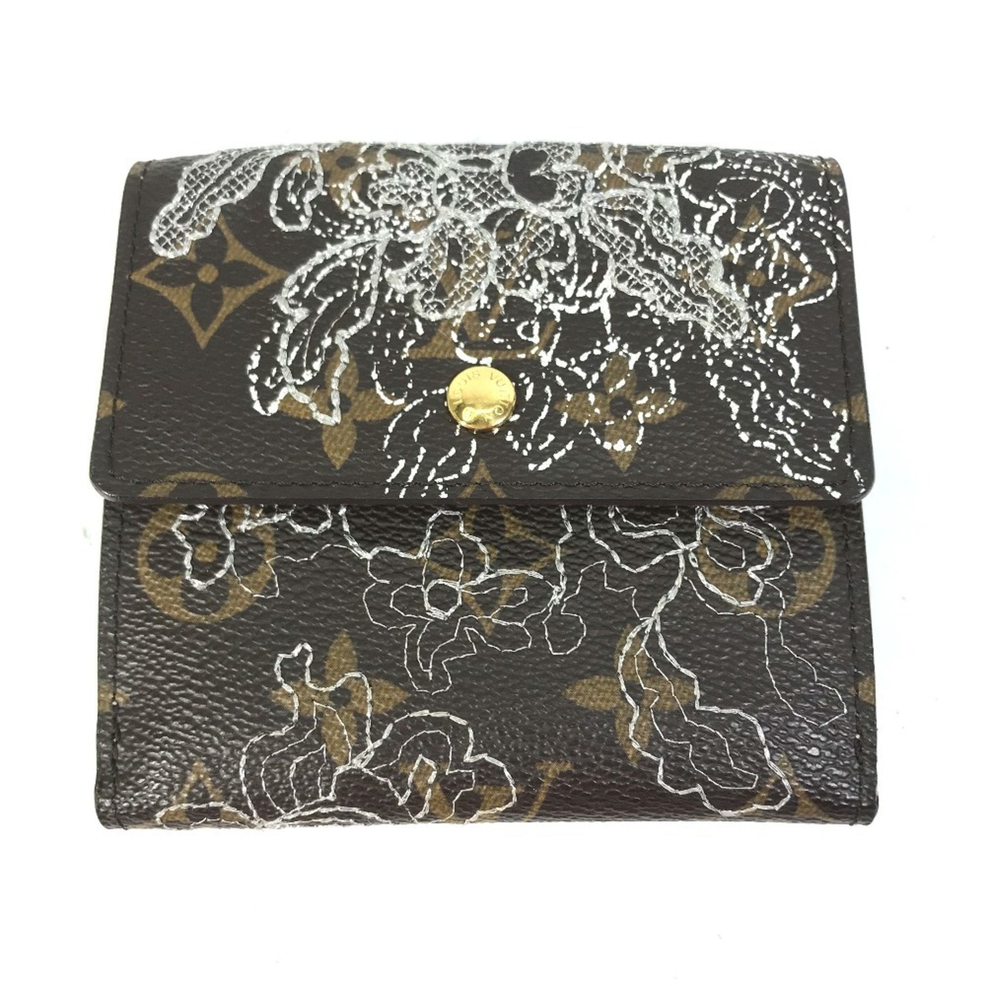 Louis Vuitton Monogram Brown Monogram Monogram Bill Wallet (Tri-Fold) (Pre-Owned)