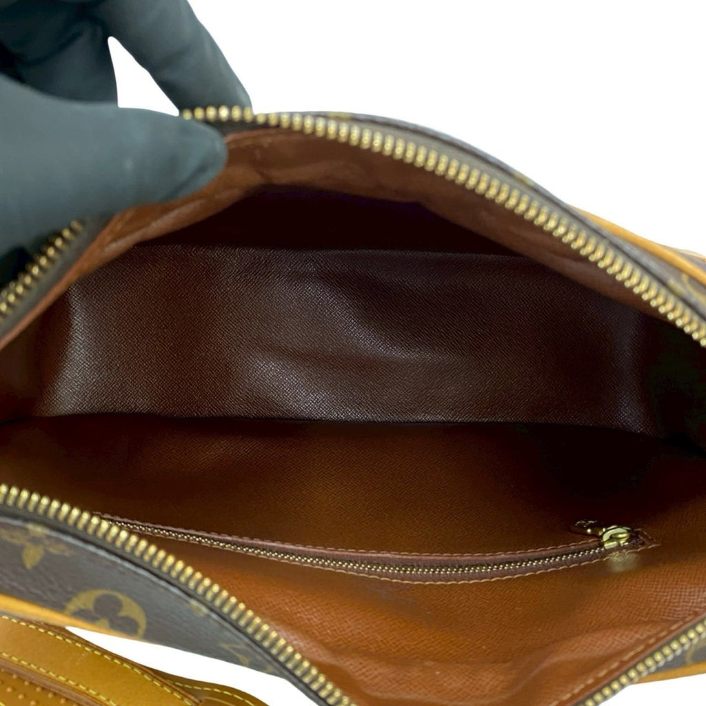 Louis Vuitton Brown Leather Pvc Pochette Shoulder Bag (Pre-Owned)