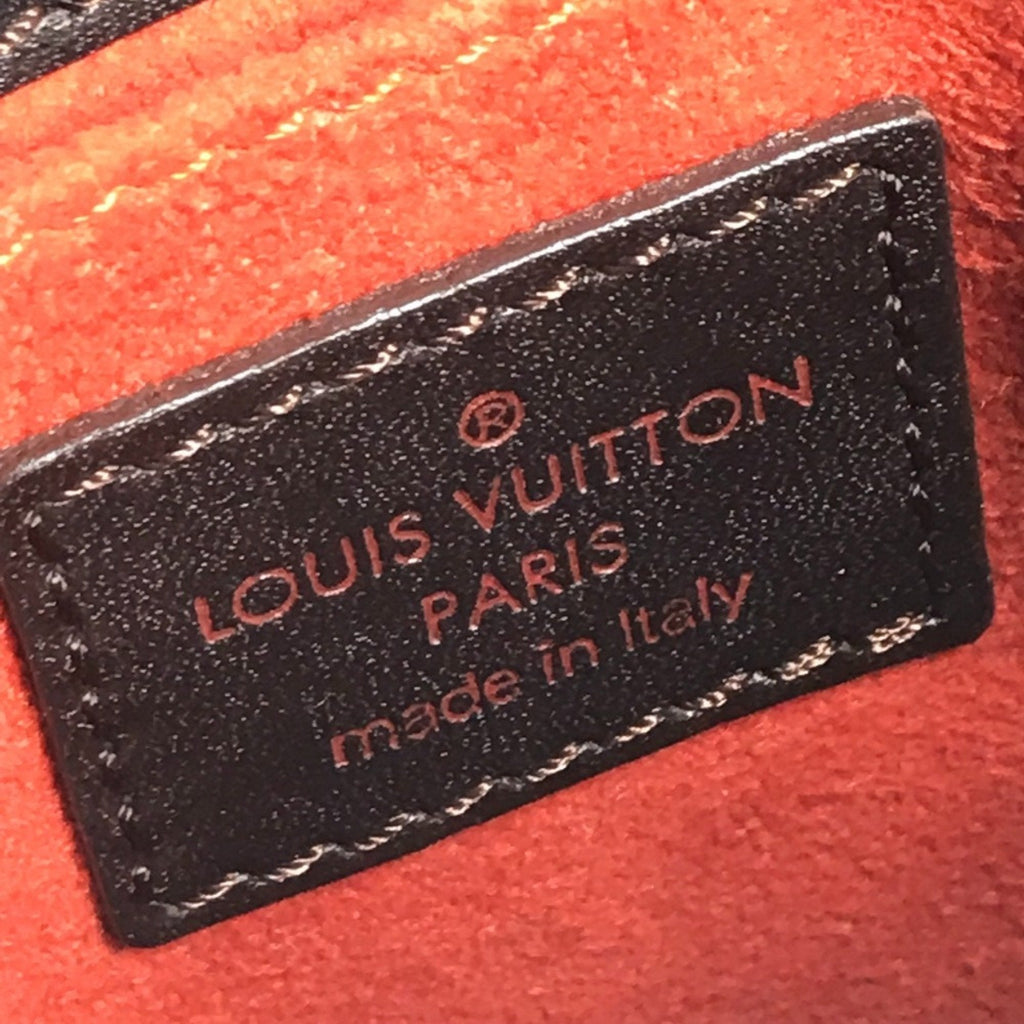 Louis Vuitton Brown Ebene Leather Pochette Shoulder Bag (Pre-Owned)