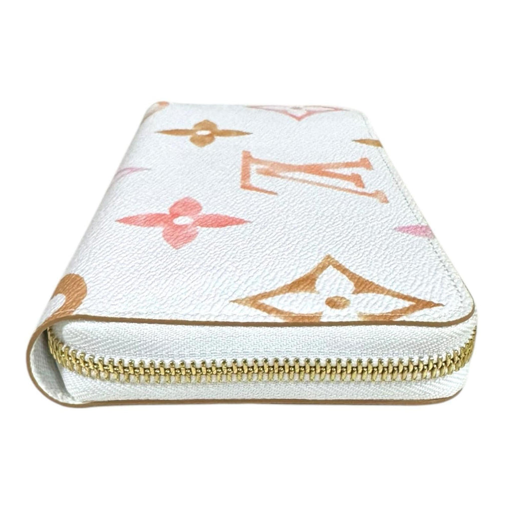 Louis Vuitton Pink White Monogram Empreinte Long Wallet (Bi-Fold) (Pre-Owned)