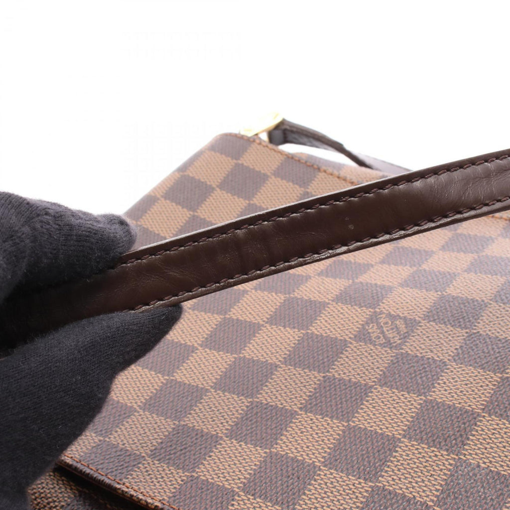 Louis Vuitton Brown Damier Canvas Coated Canvas Leather Shoulder Bag (Pre-Owned)
