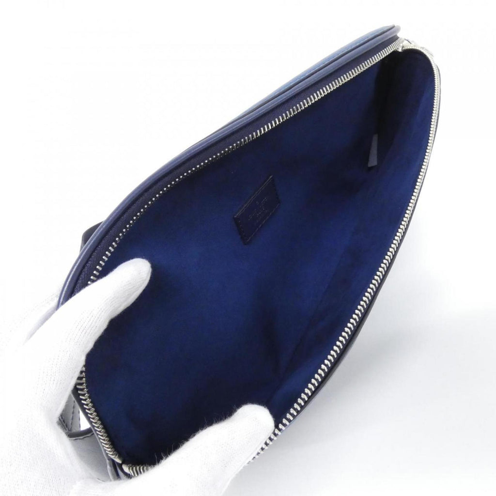 Louis Vuitton Epi Azur Blue Leather Shoulder Bag (Pre-Owned)
