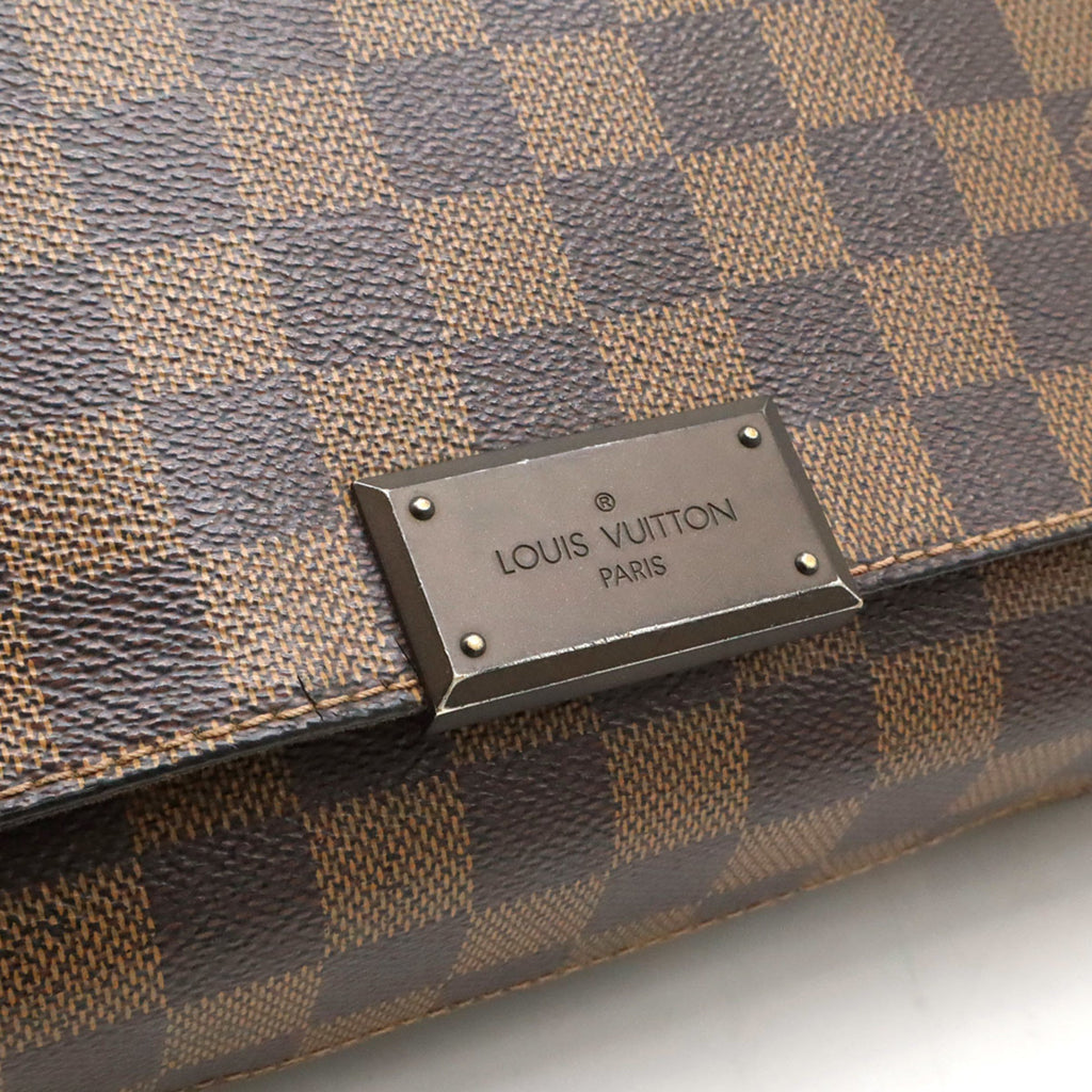 Louis Vuitton Brown Damier Canvas Pvc Shoulder Bag (Pre-Owned)