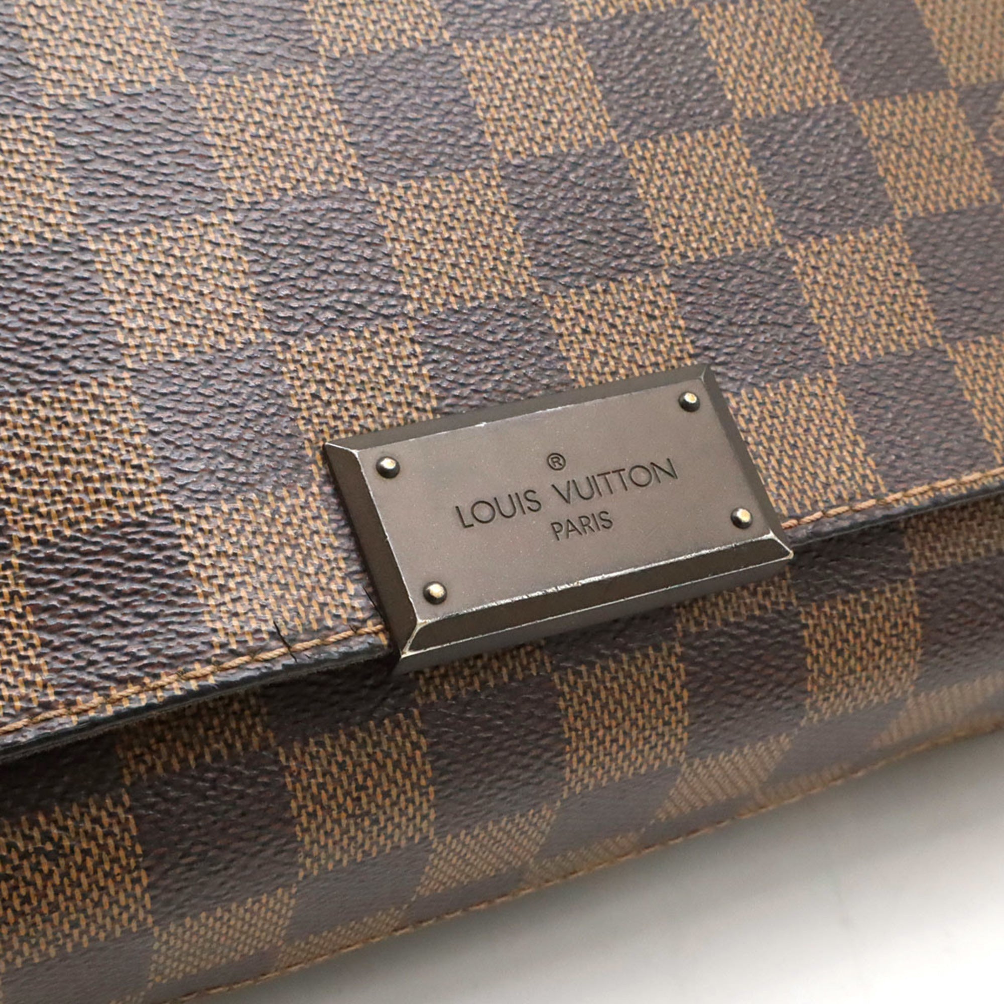 Louis Vuitton Brown Damier Canvas Pvc Shoulder Bag (Pre-Owned)