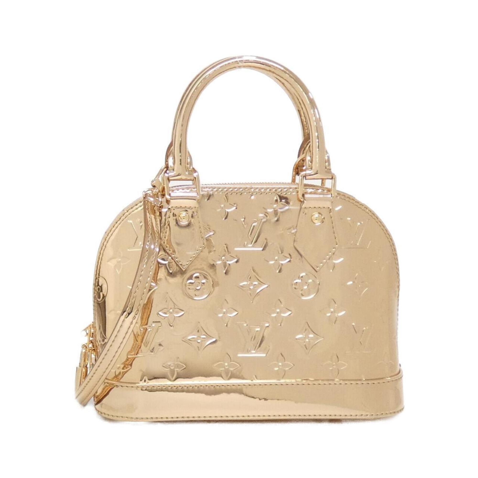 Louis Vuitton Monogram Miroir Rose Gold Leather Handbag (Pre-Owned)