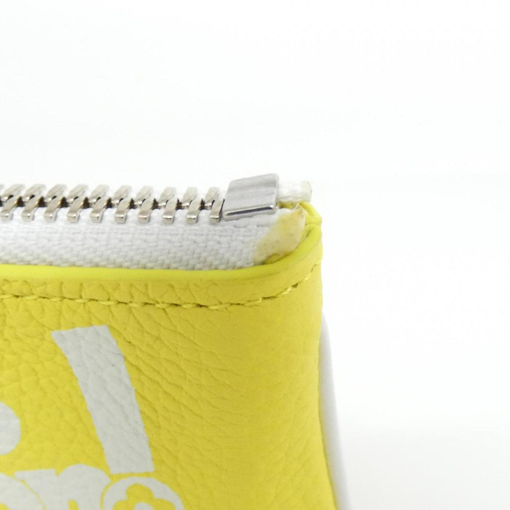 Louis Vuitton Yellow Leather Coin Purse/Coin Case (Pre-Owned)