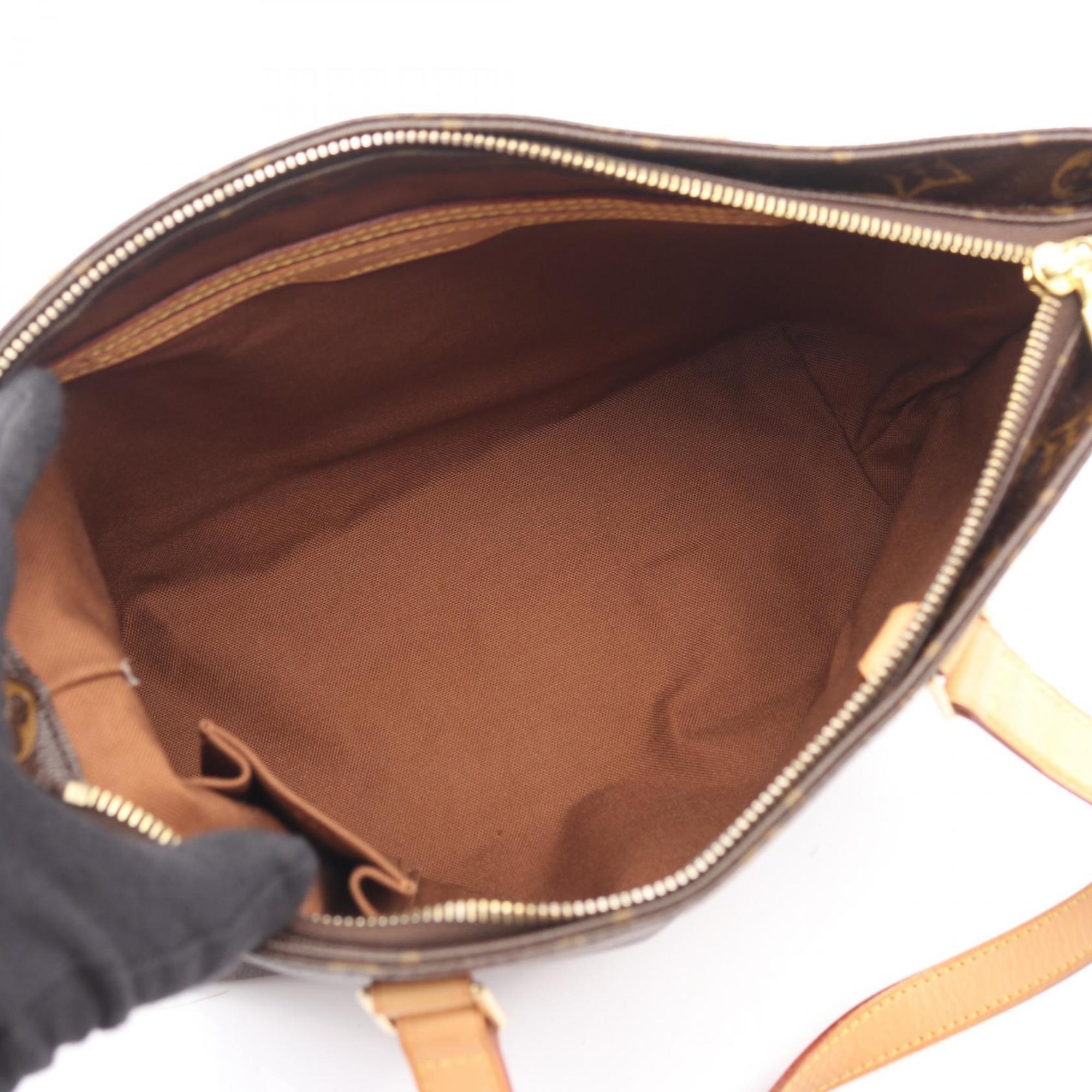 Louis Vuitton Brown Coated Canvas Pvc Monogram Leather Shoulder Bag (Pre-Owned)