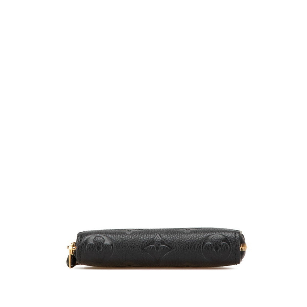 Louis Vuitton Black Noir Leather Coin Purse/Coin Case (Pre-Owned)