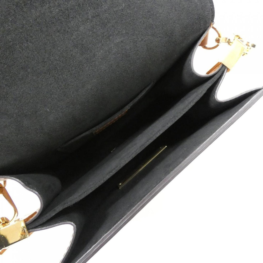 Louis Vuitton Marron Coated Canvas Leather Shoulder Bag (Pre-Owned)