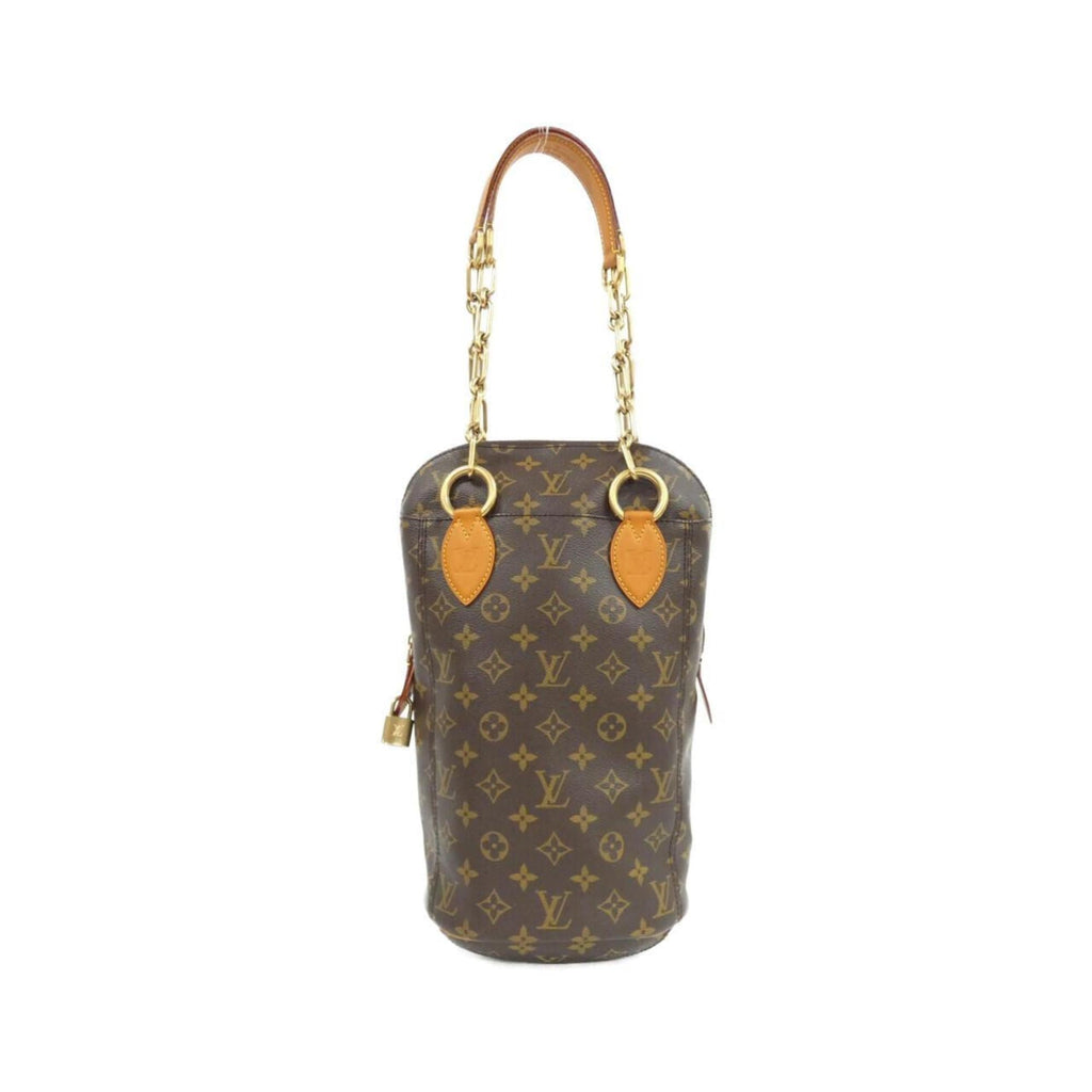 Louis Vuitton Monogram Marron Coated Canvas Handbag Shoulder Bag (Pre-Owned)