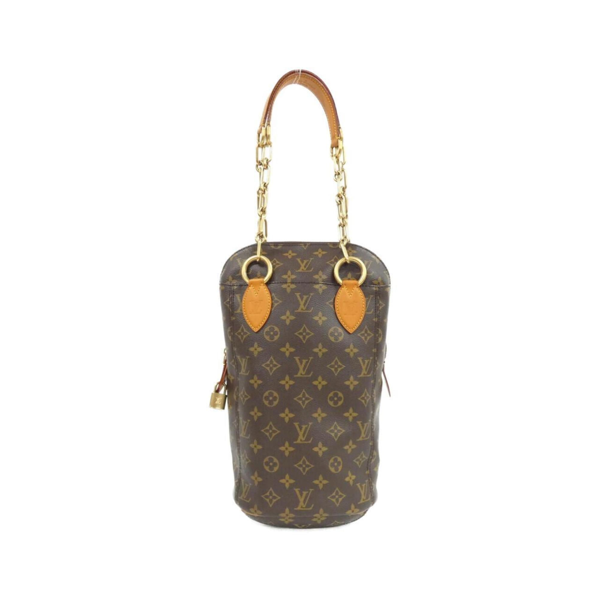 Louis Vuitton Monogram Marron Coated Canvas Handbag Shoulder Bag (Pre-Owned)