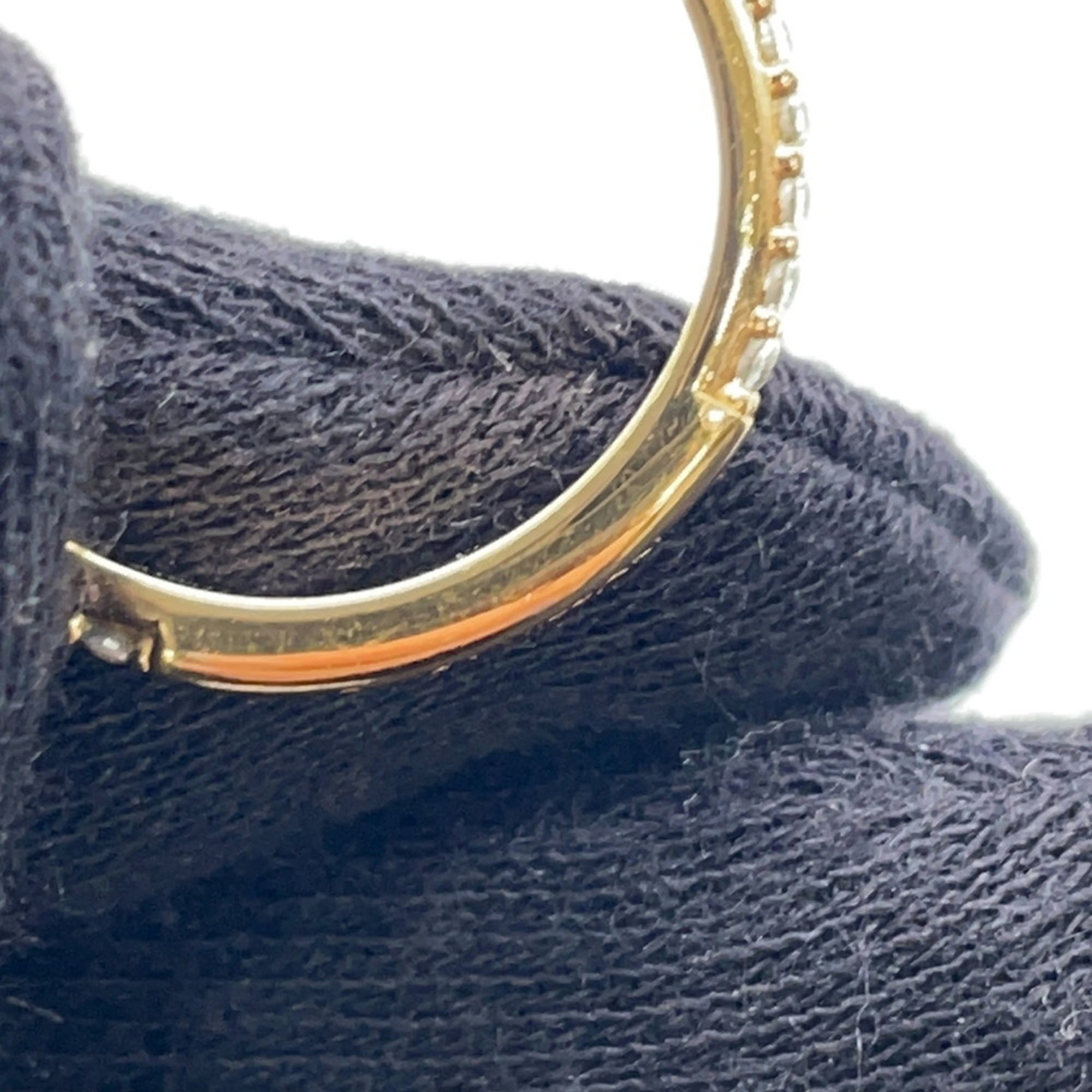 Louis Vuitton Gold Gold Plating Band Ring (Pre-Owned)