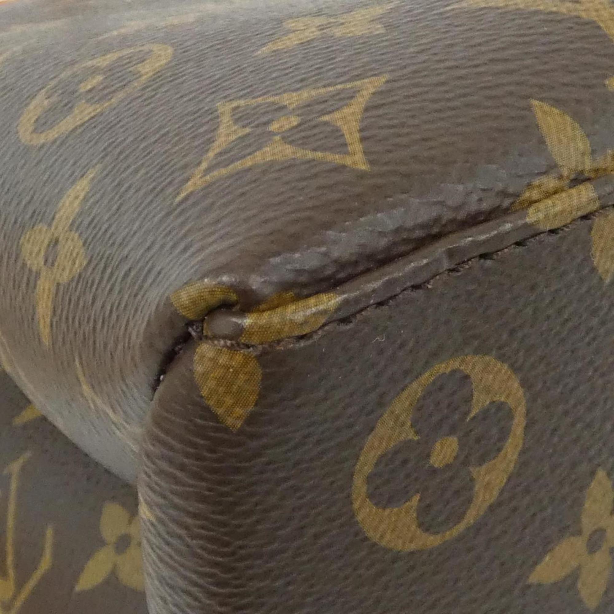 Louis Vuitton Marron Coated Canvas Handbag (Pre-Owned)