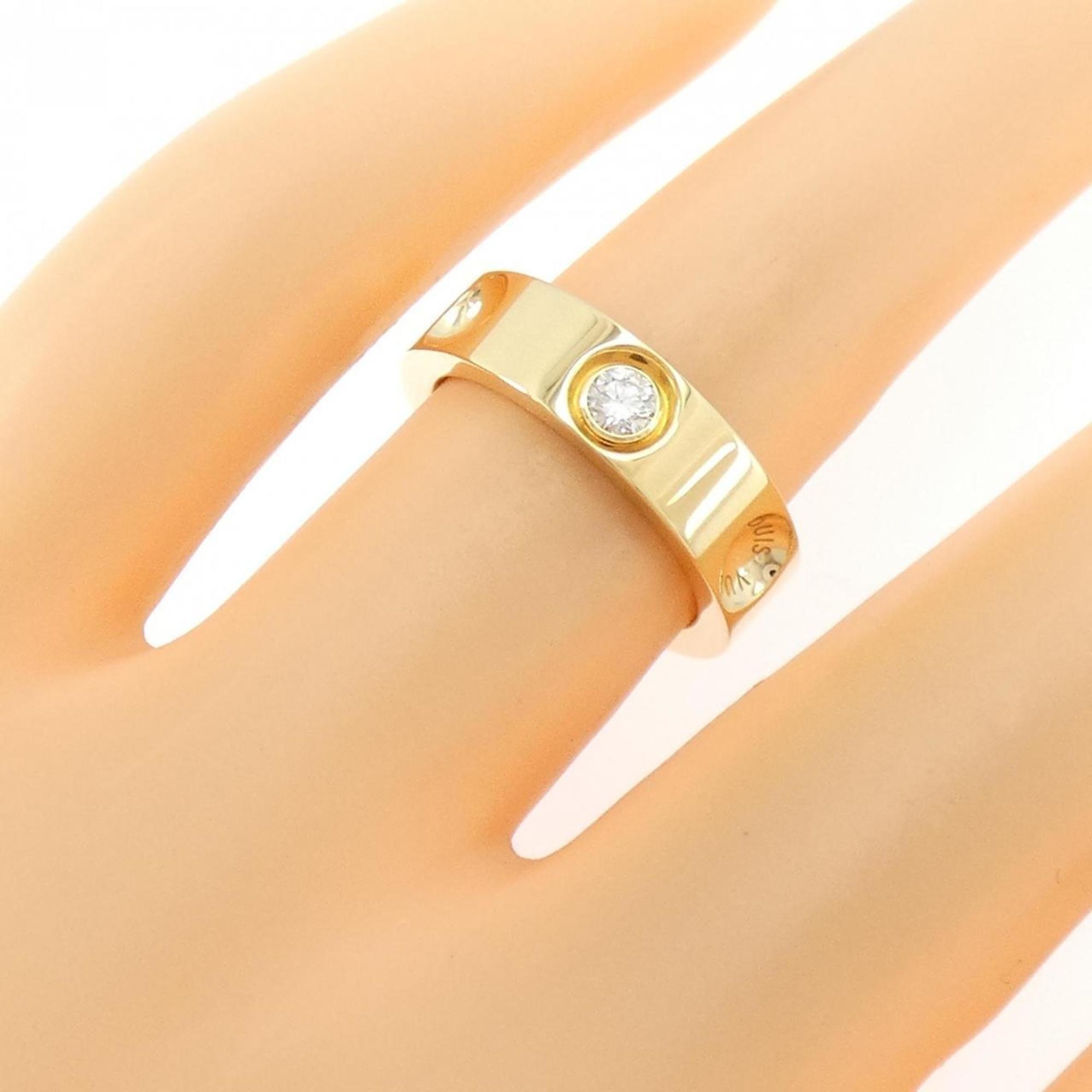 Louis Vuitton Yellow Gold (18K) Band Ring (Pre-Owned)