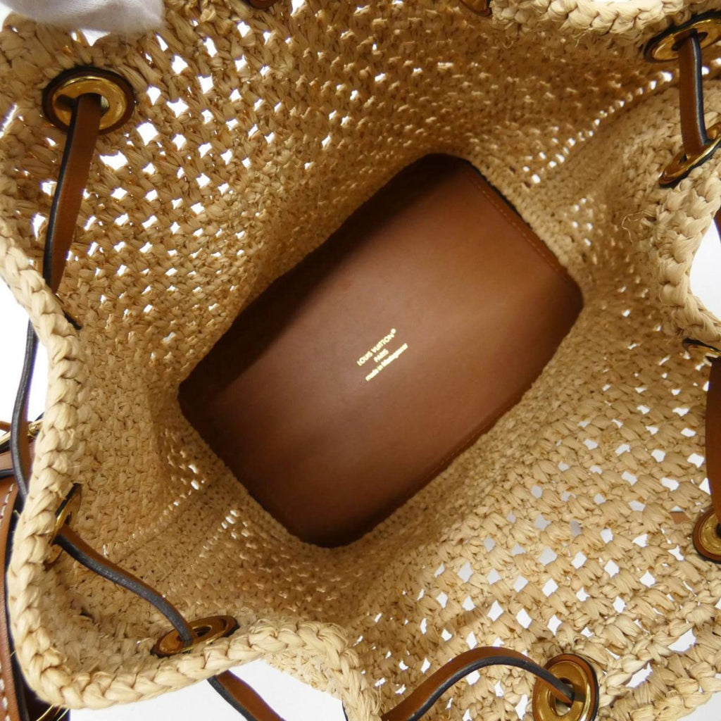 Louis Vuitton Natural Raffia Shoulder Bag (Pre-Owned)