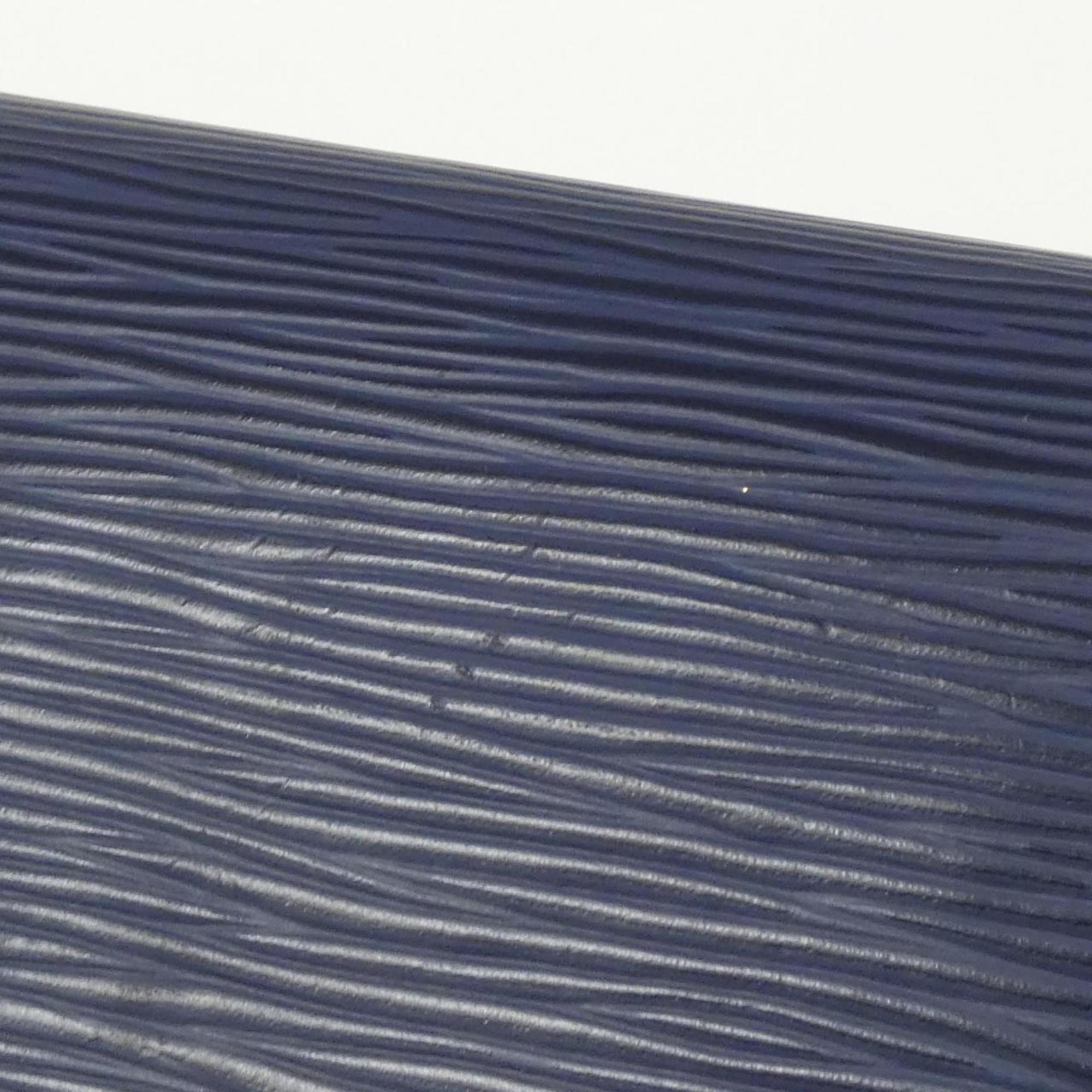 Louis Vuitton Indigo Leather Long Wallet (Bi-Fold) (Pre-Owned)