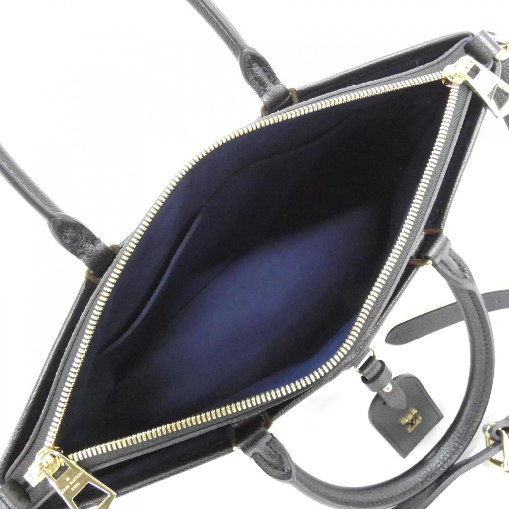 Louis Vuitton Black Leather Handbag (Pre-Owned)