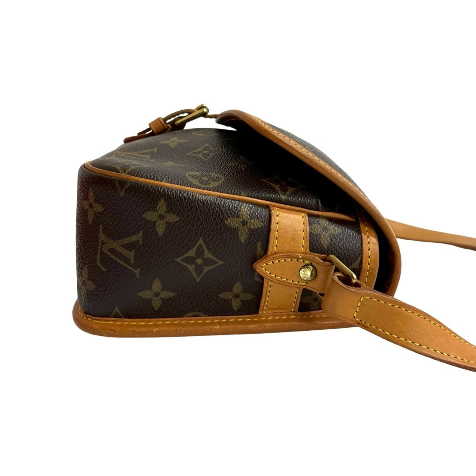 Louis Vuitton Brown Leather Pvc Pochette Shoulder Bag (Pre-Owned)