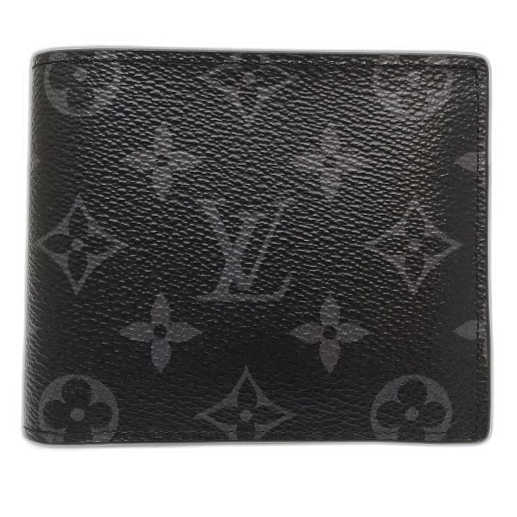 Louis Vuitton Monogram Eclipse Noir Canvas Wallet (Bi-Fold) (Pre-Owned)