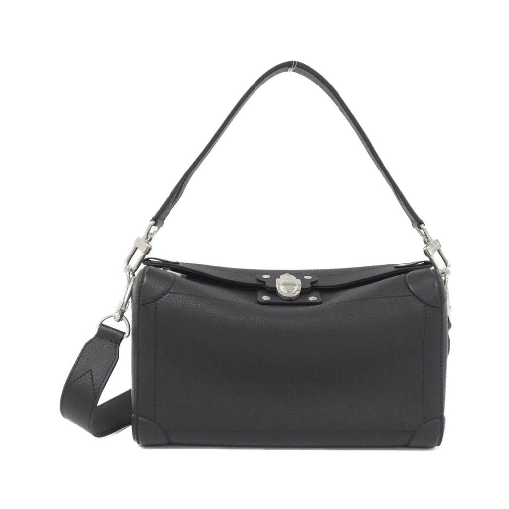 Louis Vuitton Black Leather Shoulder Bag (Pre-Owned)