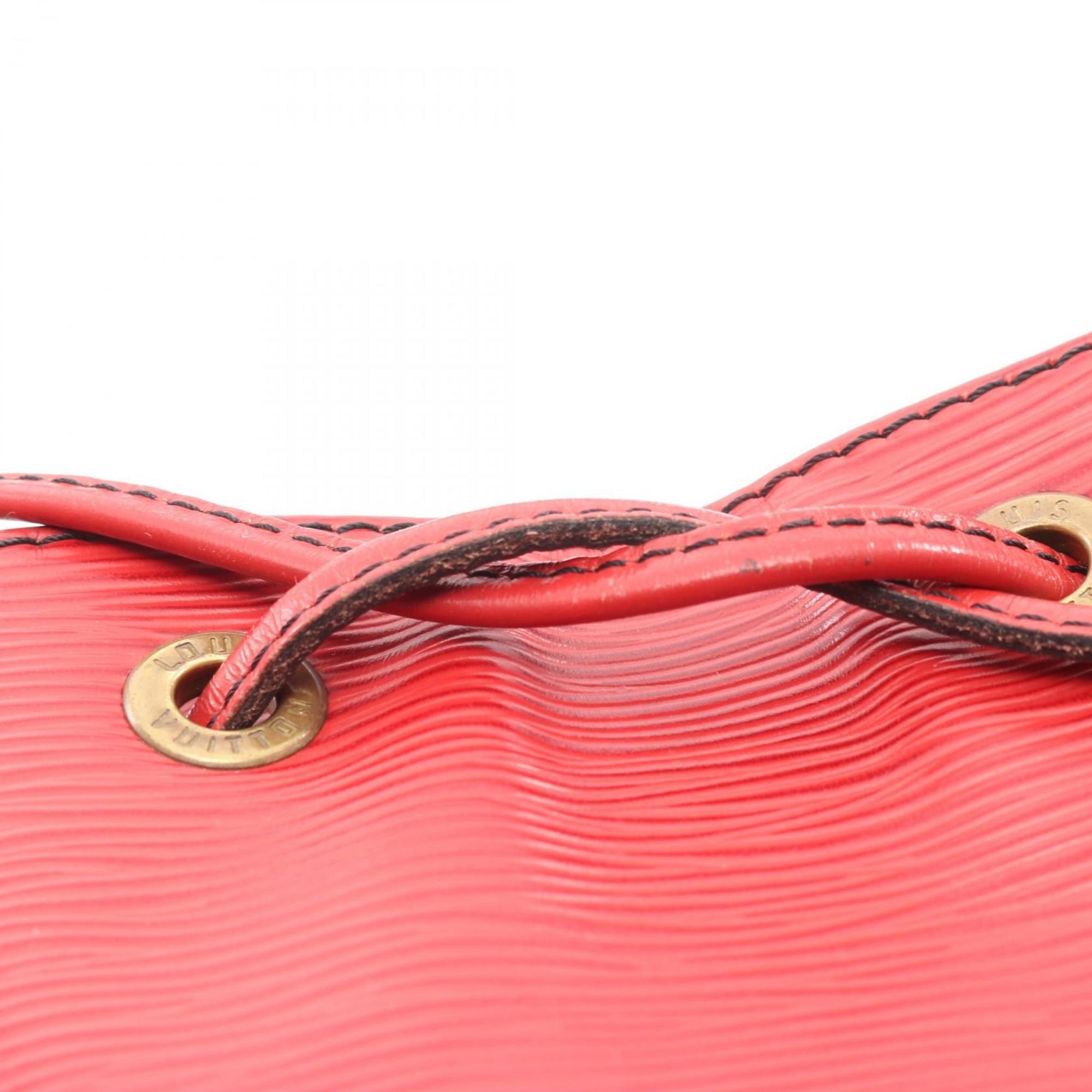 Louis Vuitton Castilian Red Red Color Leather Shoulder Bag (Pre-Owned)