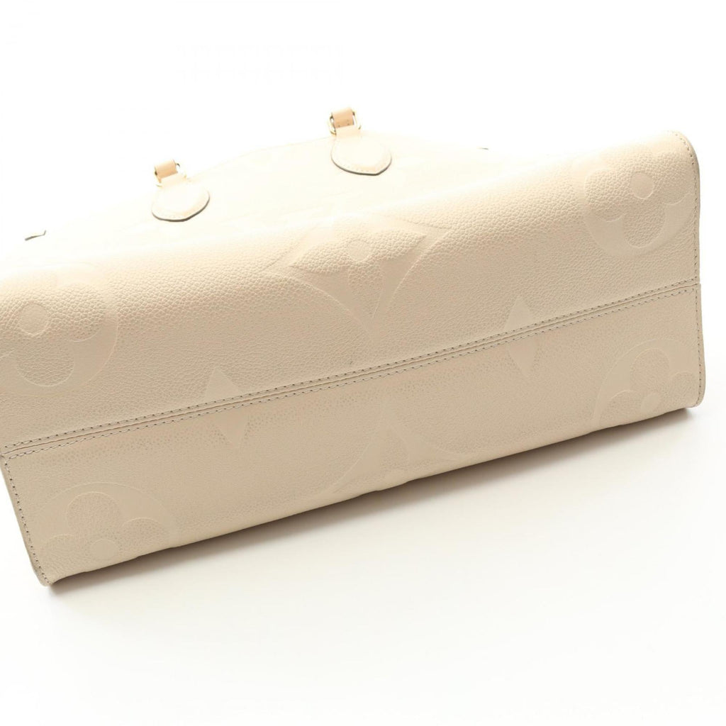 Louis Vuitton Cream Ivory Monogram Empreinte Tote Bag (Pre-Owned)