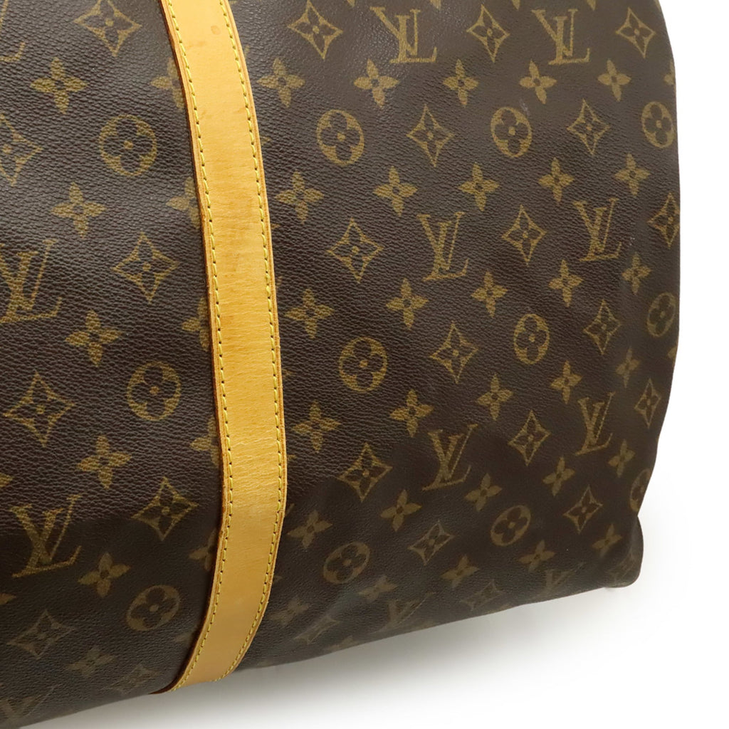 Louis Vuitton Brown Monogram Canvas Boston Bag Shoulder Bag (Pre-Owned)
