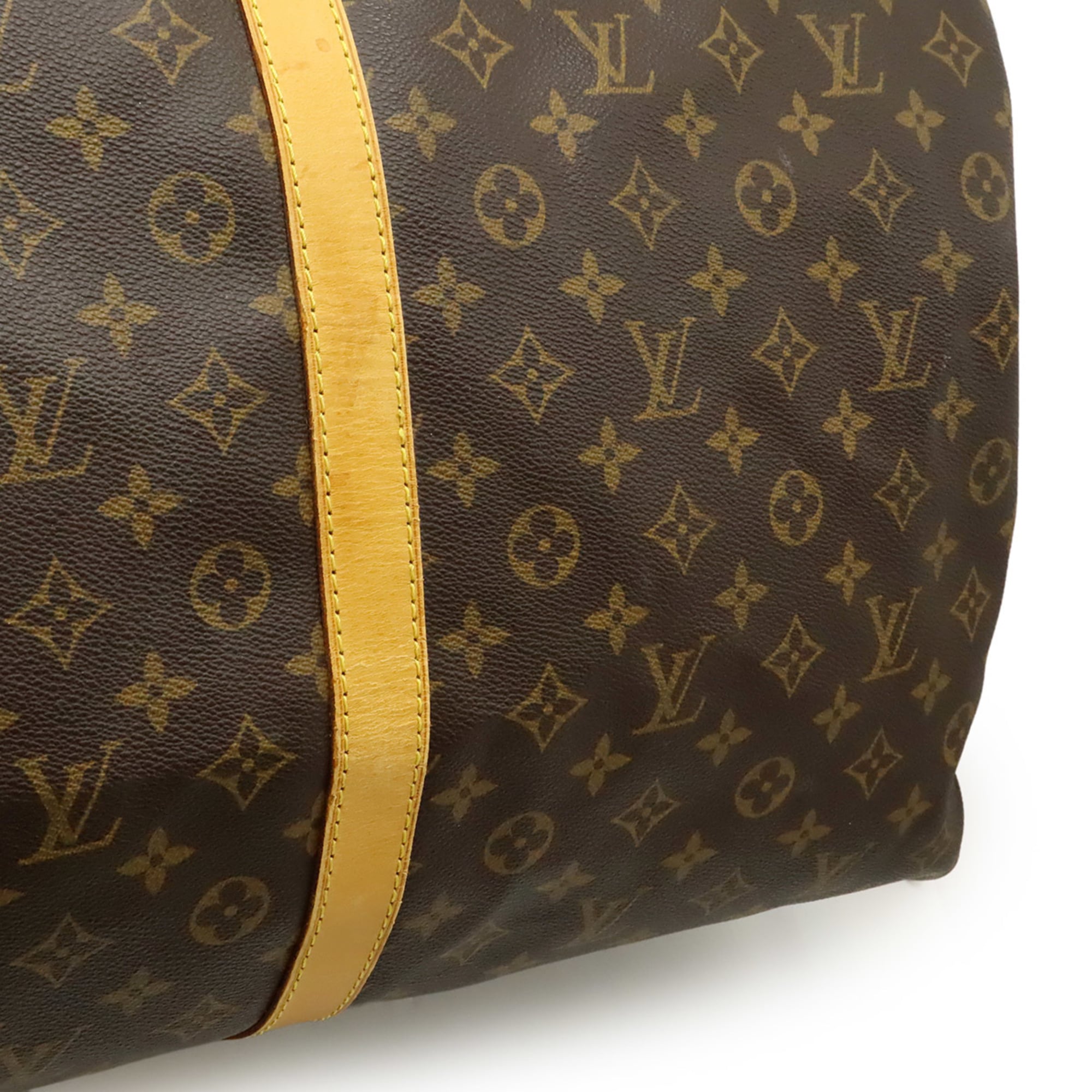 Louis Vuitton Brown Monogram Canvas Boston Bag Shoulder Bag (Pre-Owned)