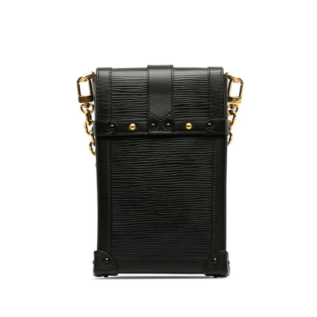 Louis Vuitton Black Noir Leather Shoulder Bag (Pre-Owned)