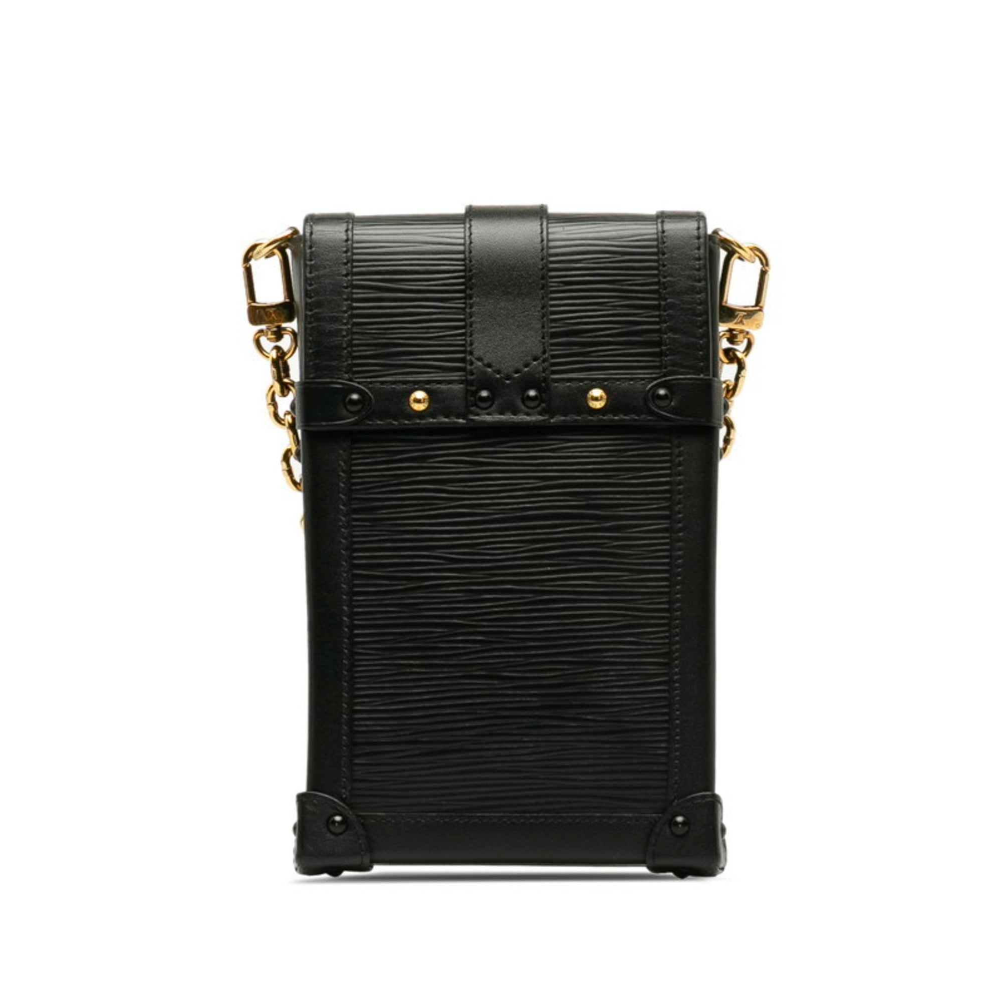 Louis Vuitton Black Noir Leather Shoulder Bag (Pre-Owned)