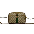 Ophidia Shoulder Bag GG Coated Canvas Small