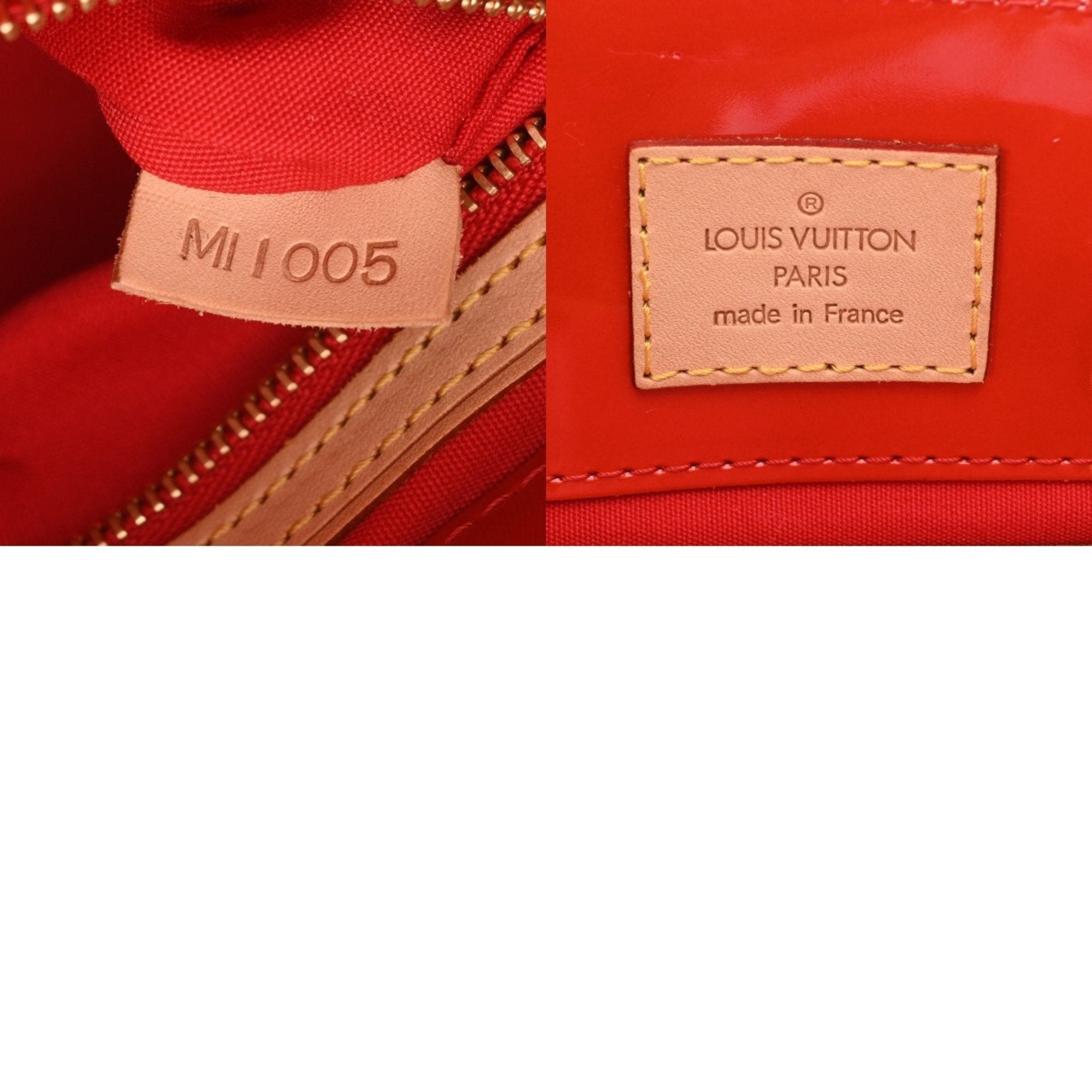 Louis Vuitton Rouge Monogram Vernis Handbag (Pre-Owned)