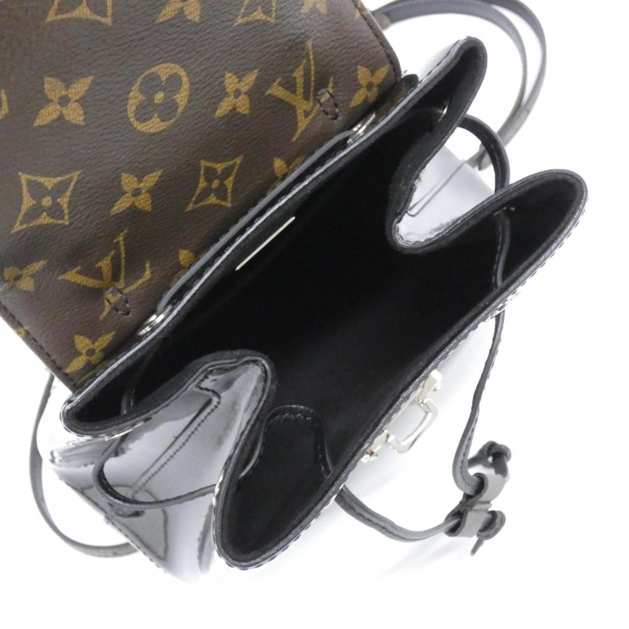 Louis Vuitton Monogram Vernis Black Monogram Monogram Vernis Monogram Backpack (Pre-Owned)